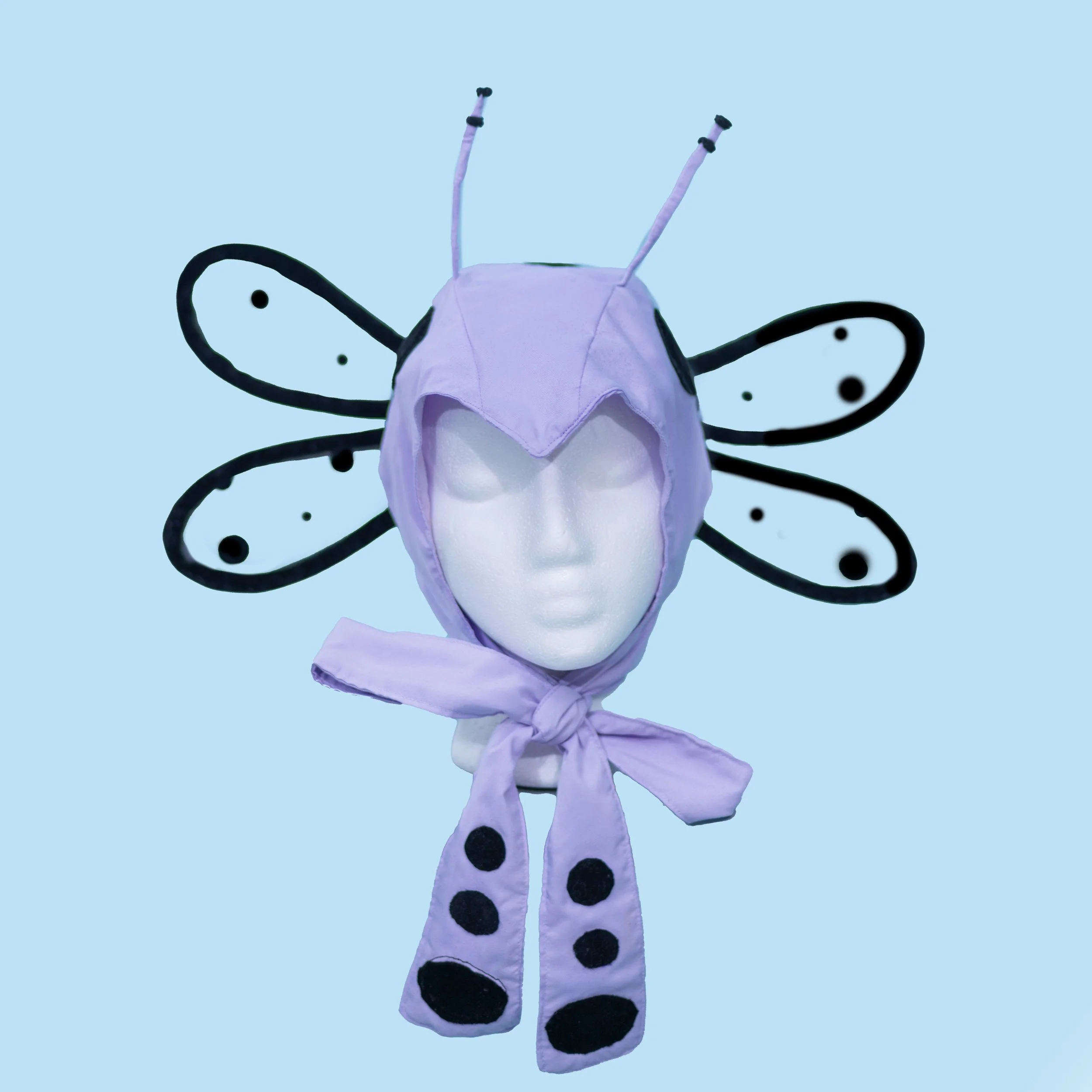 Pastel Purple Dragonfly Hat