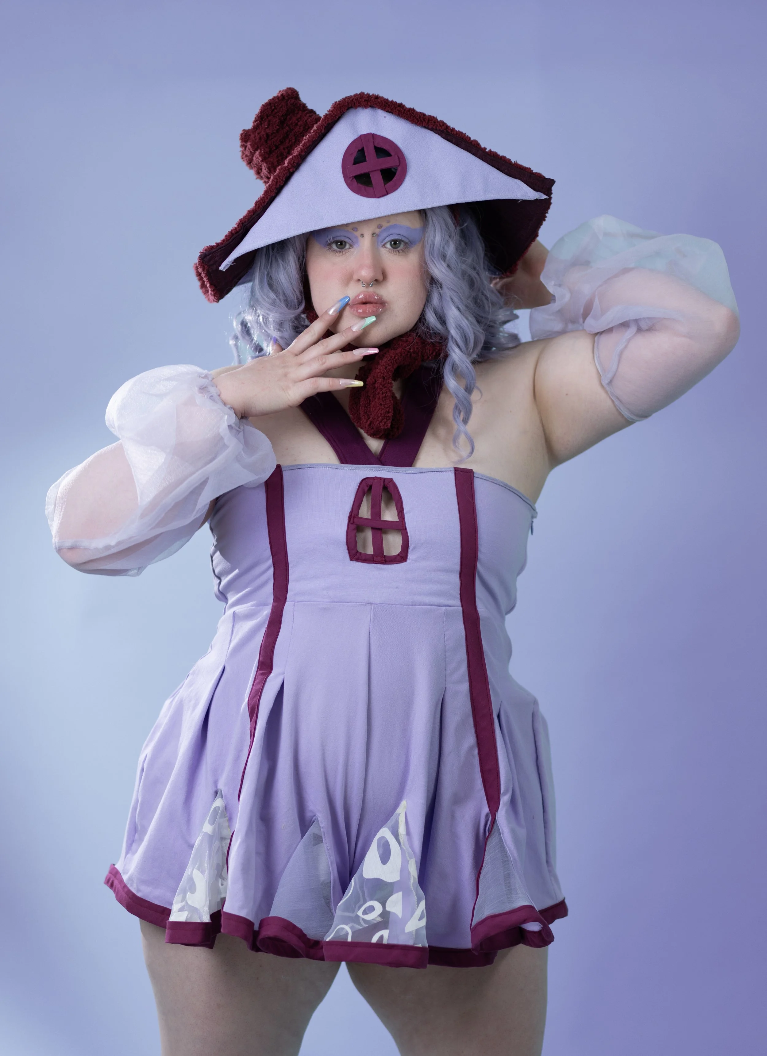 Purple House Romper - XL