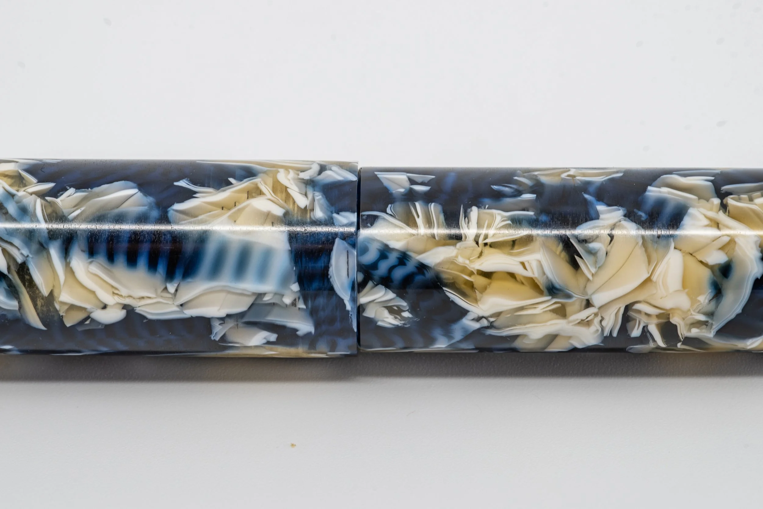 Clyde pen company Erinoid blue quartz fountain pen 2.jpg