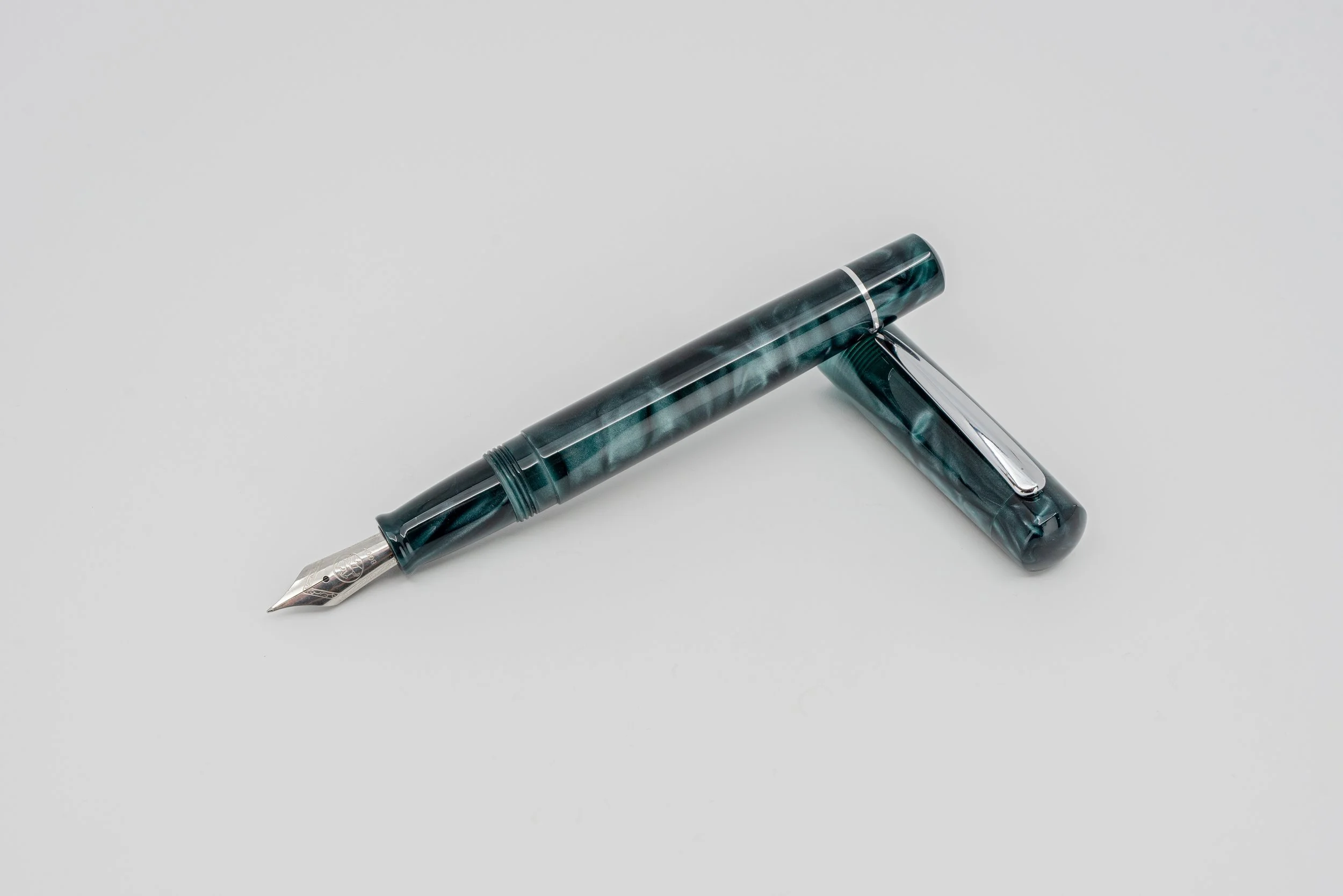 Clyde pen company Omni clipped Necromanier fountain pen 1.jpg