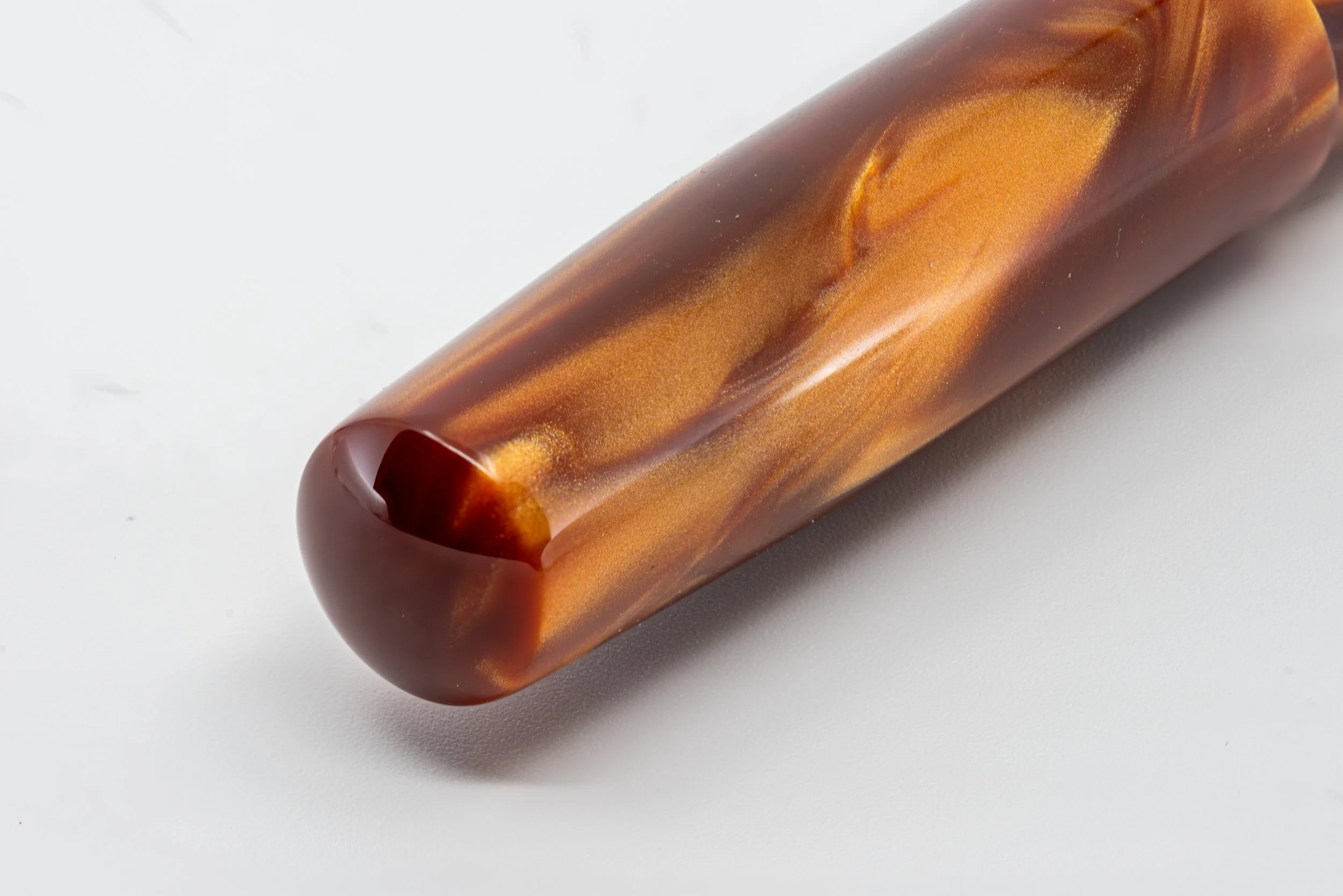 Clyde pen company copper pearl   fountain pen1.jpg