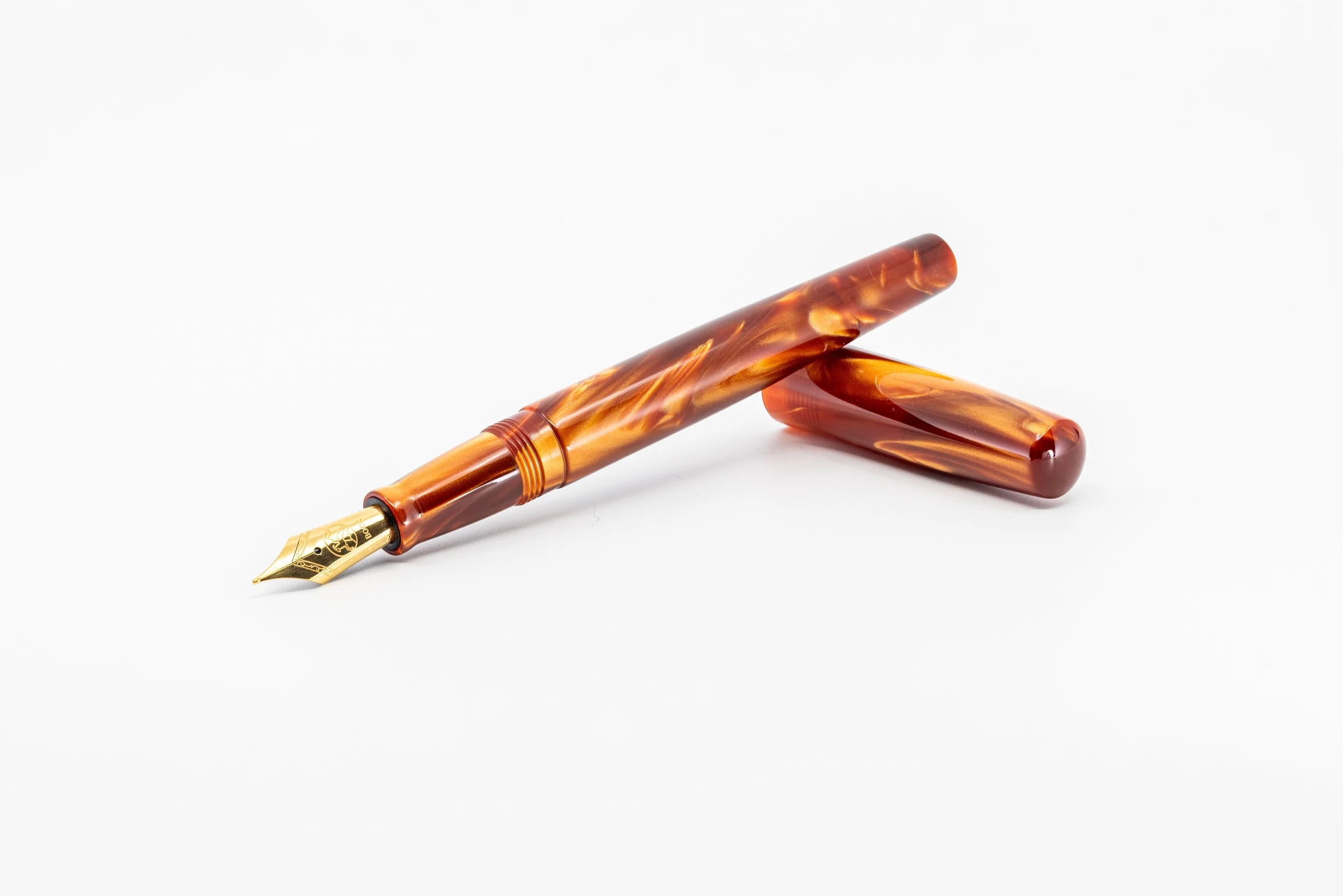 Clyde pen company copper pearl   fountain pen.jpg