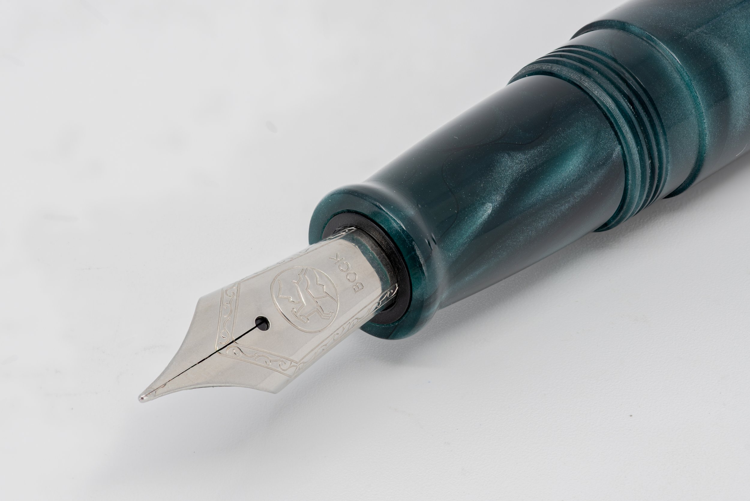 Clyde pen company Omni clipped Necromanier fountain pen 2.jpg
