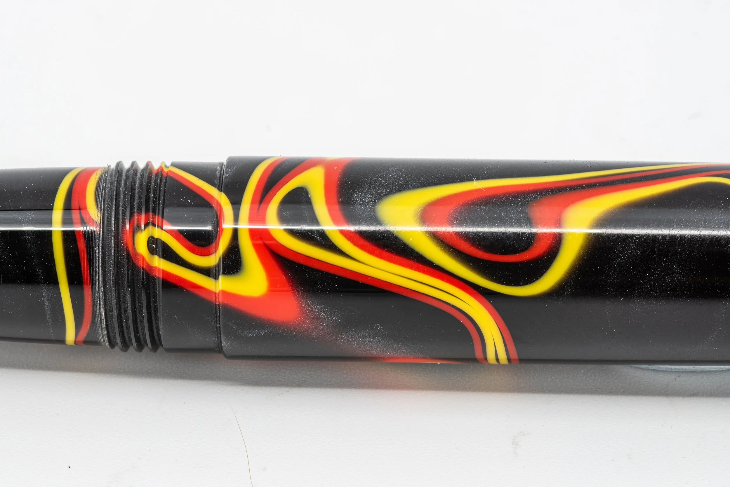 Clyde pen company Omni slim Firecracker fountain pen 2.jpg