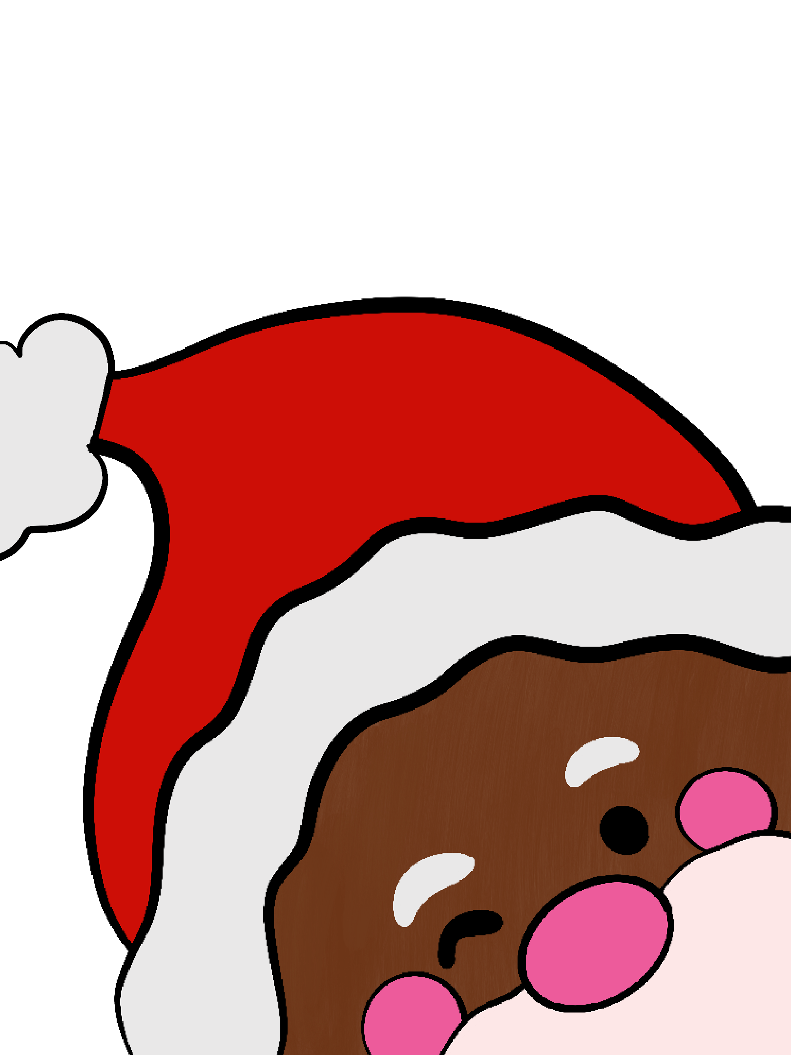 St. Nick- Paper & Paint Portrait