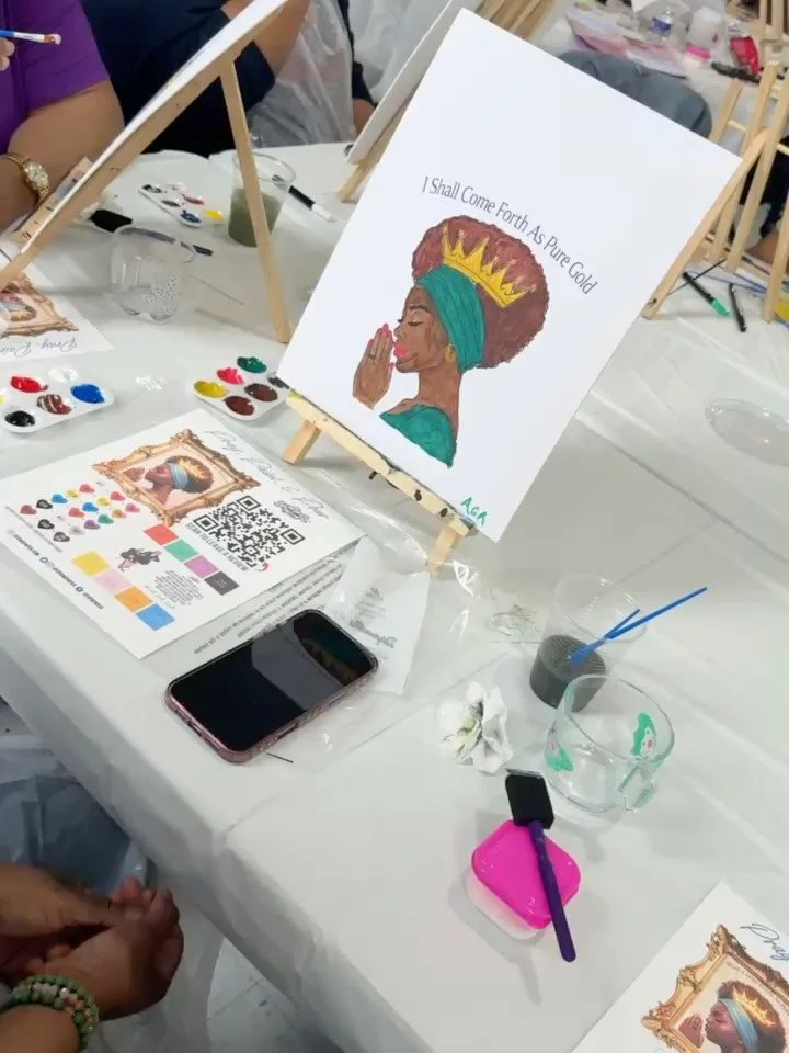 Paint , Pray, &amp; Pour ! ✨🙏🏼🎨 @eastern.umc