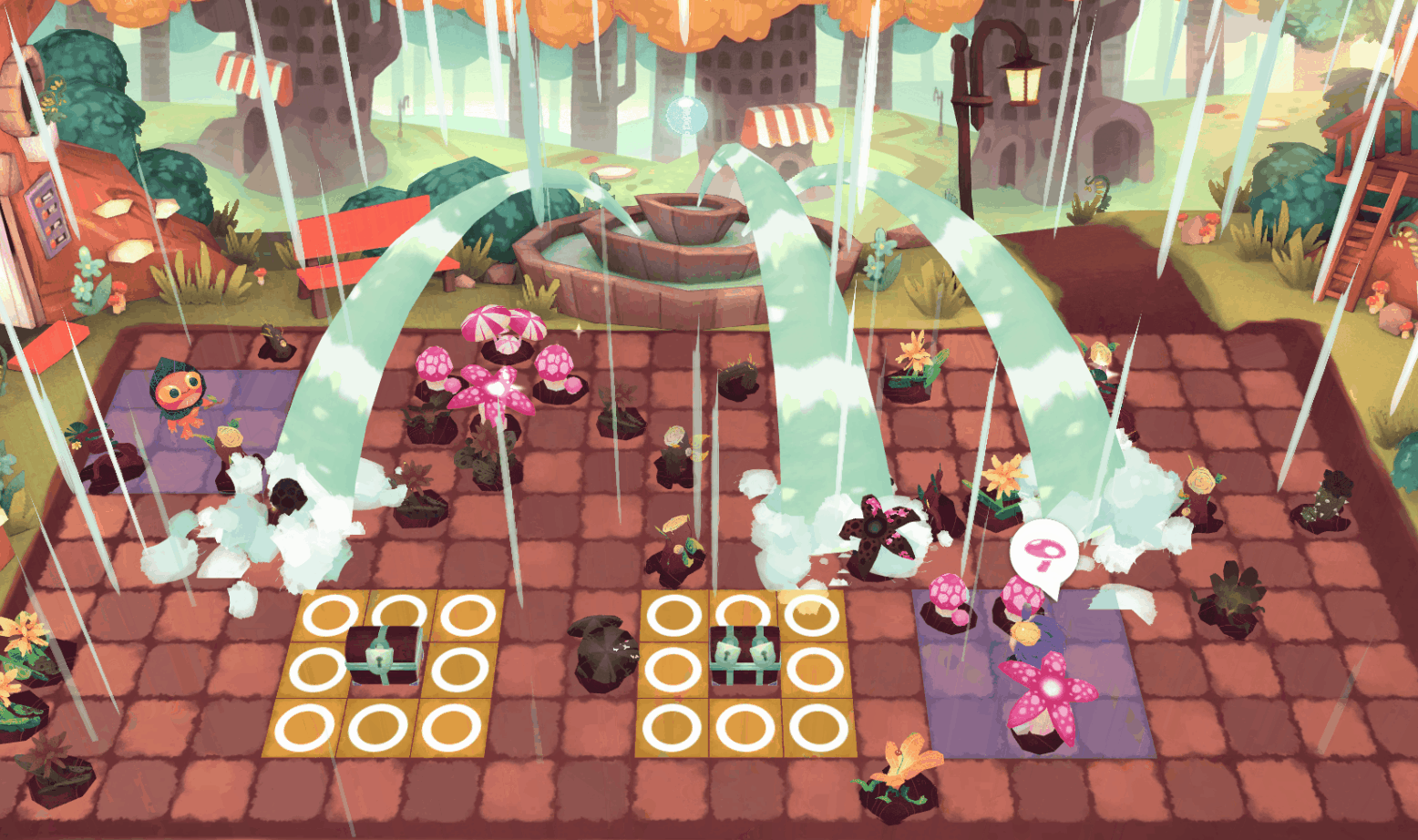 By working together, players can unlock rewards including a watering event and special rainbow plants.