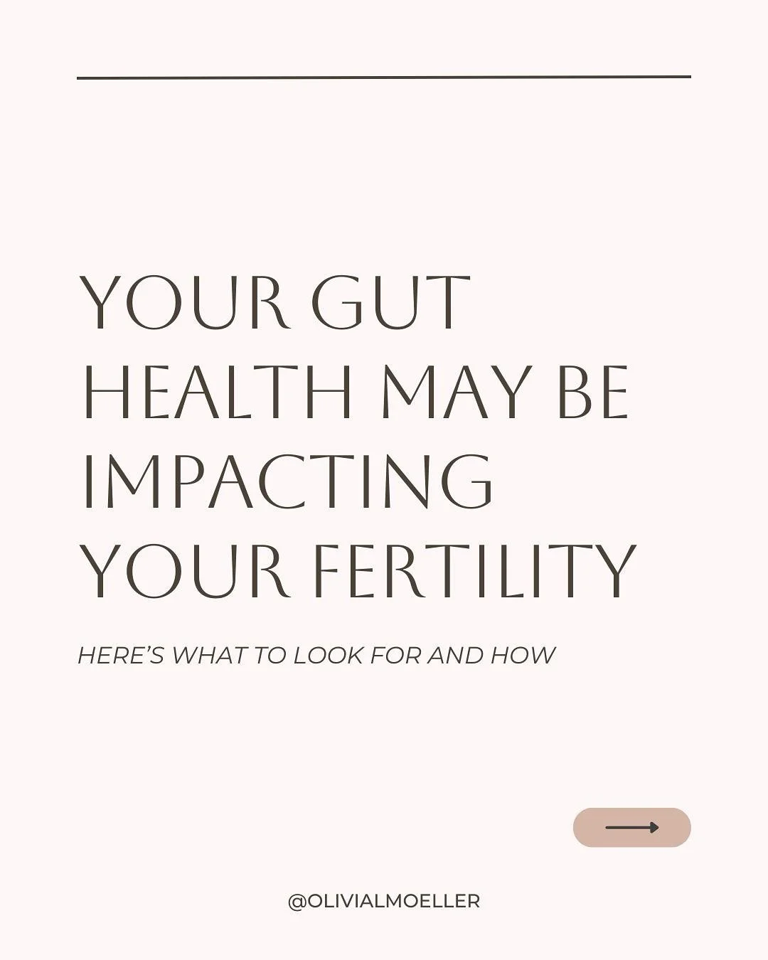Our gut health is one of the most overlooked factors when it comes to fertility IMO

Wondering if your gut is playing a role in your fertility challenges?

💬Comment GUT and be sure to follow me @olivialmoeller so I can send you my stool test offerin