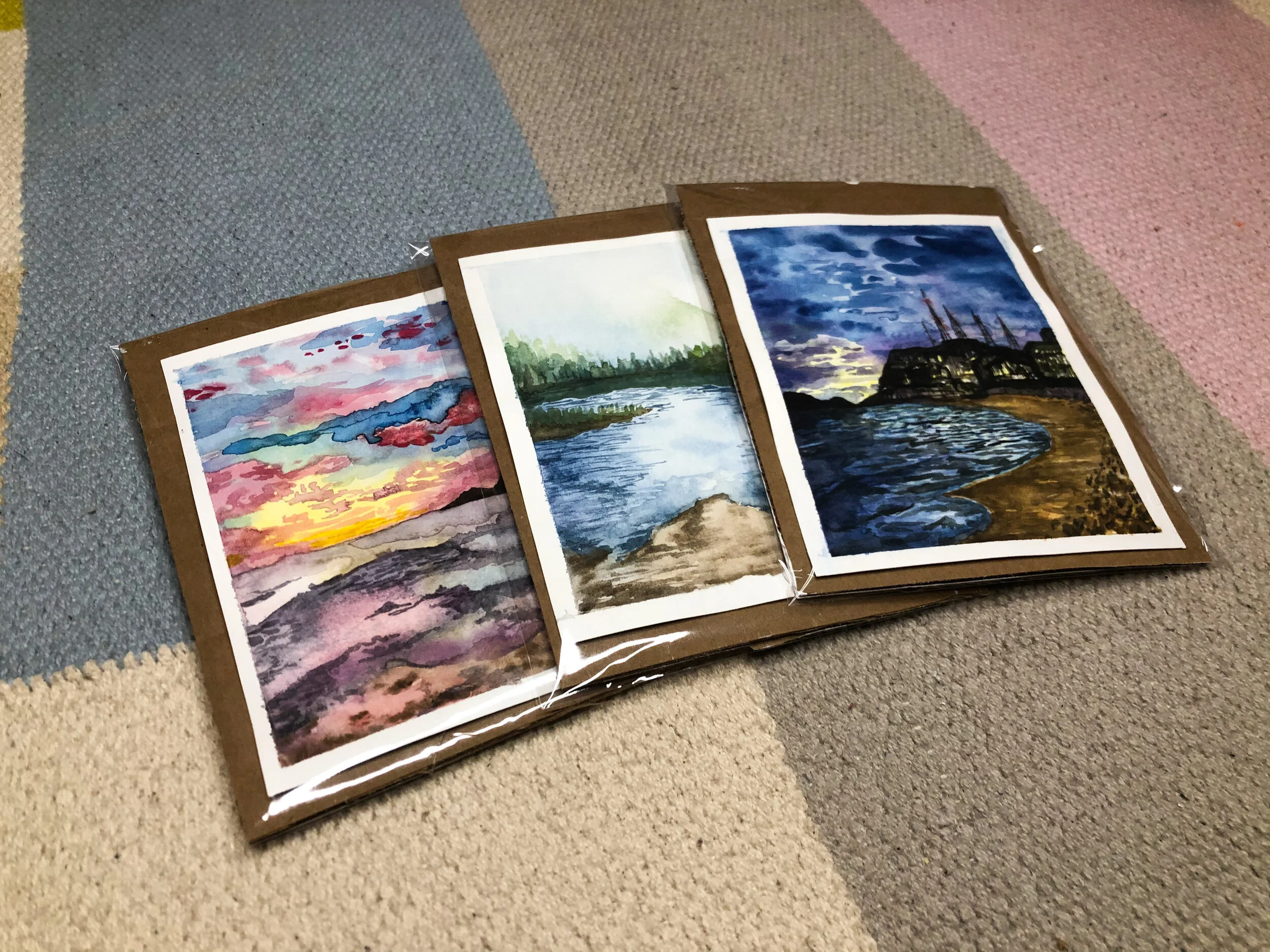 I painted landscapes