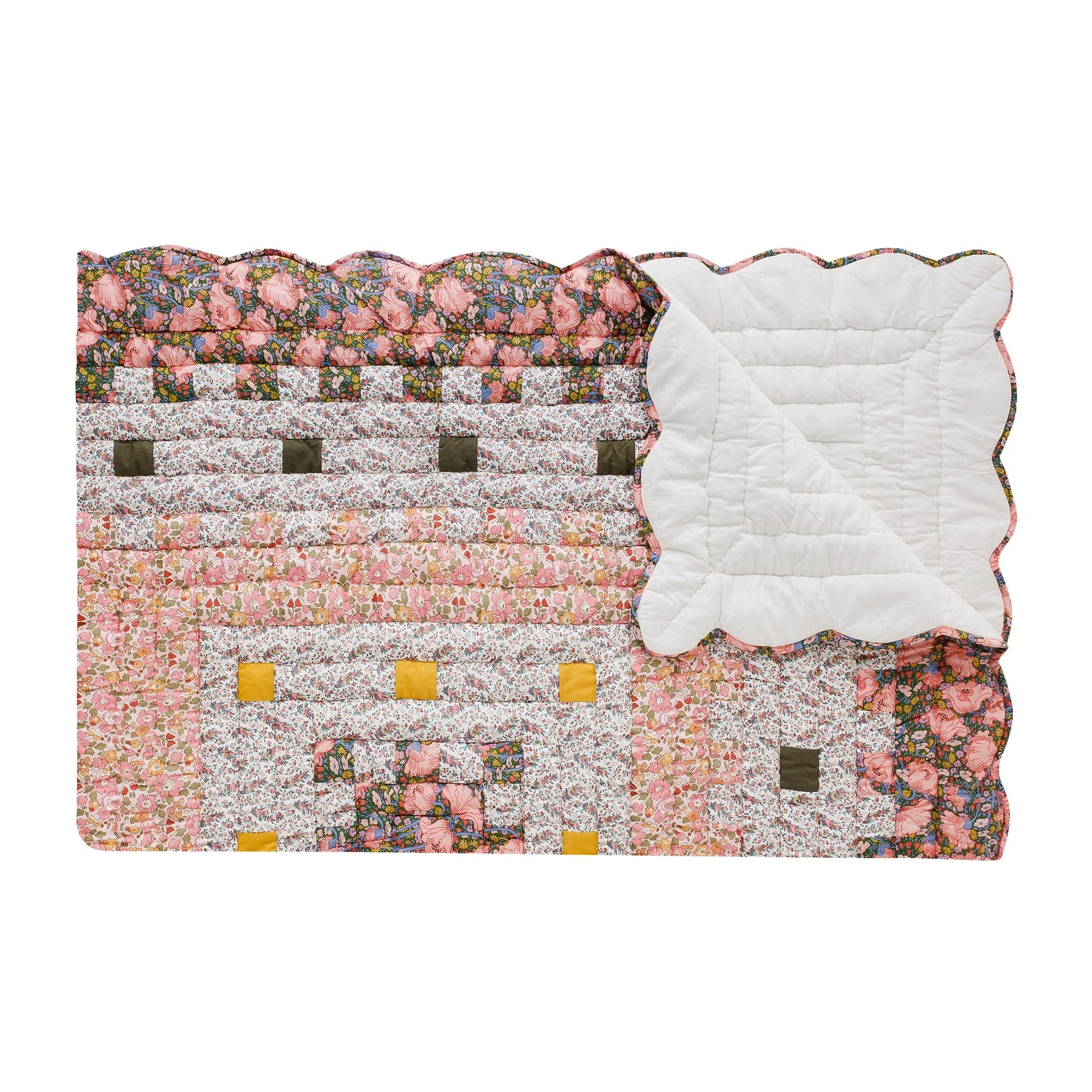 Clementina - Made with Liberty fabrics patchwork quilt
