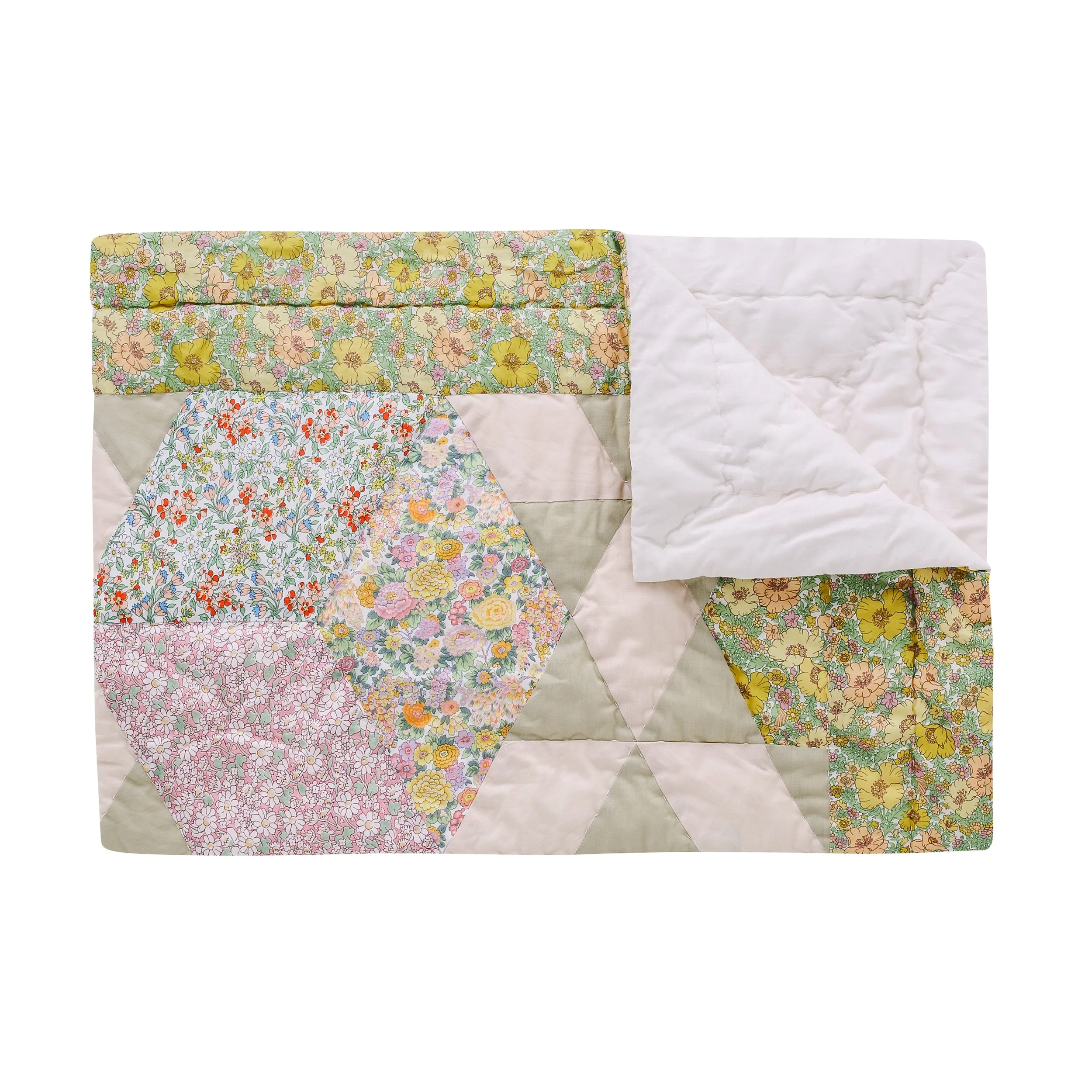 Niityn Laulu 'made with Liberty fabric' patchwork quilt - BABY