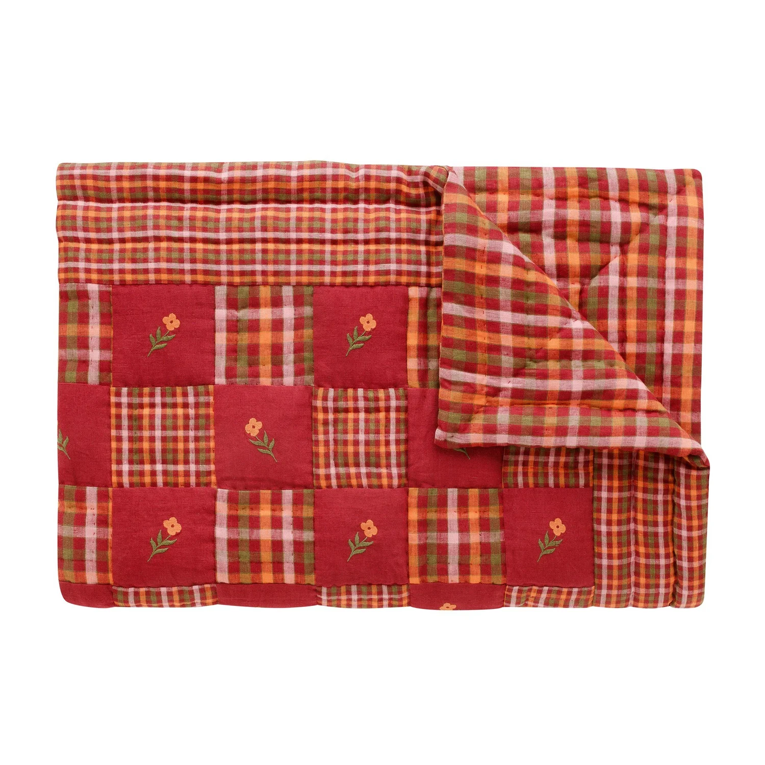 Luumu patchwork BABY quilt — Projektityyny