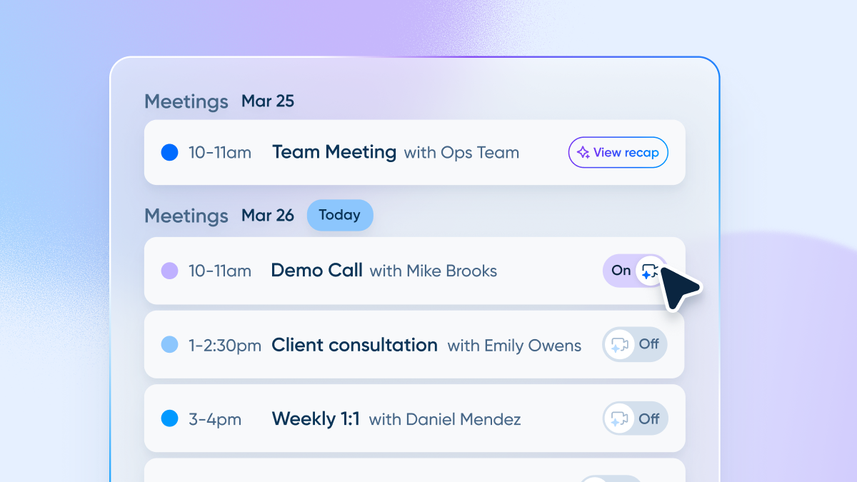 Notetaker Product Launch