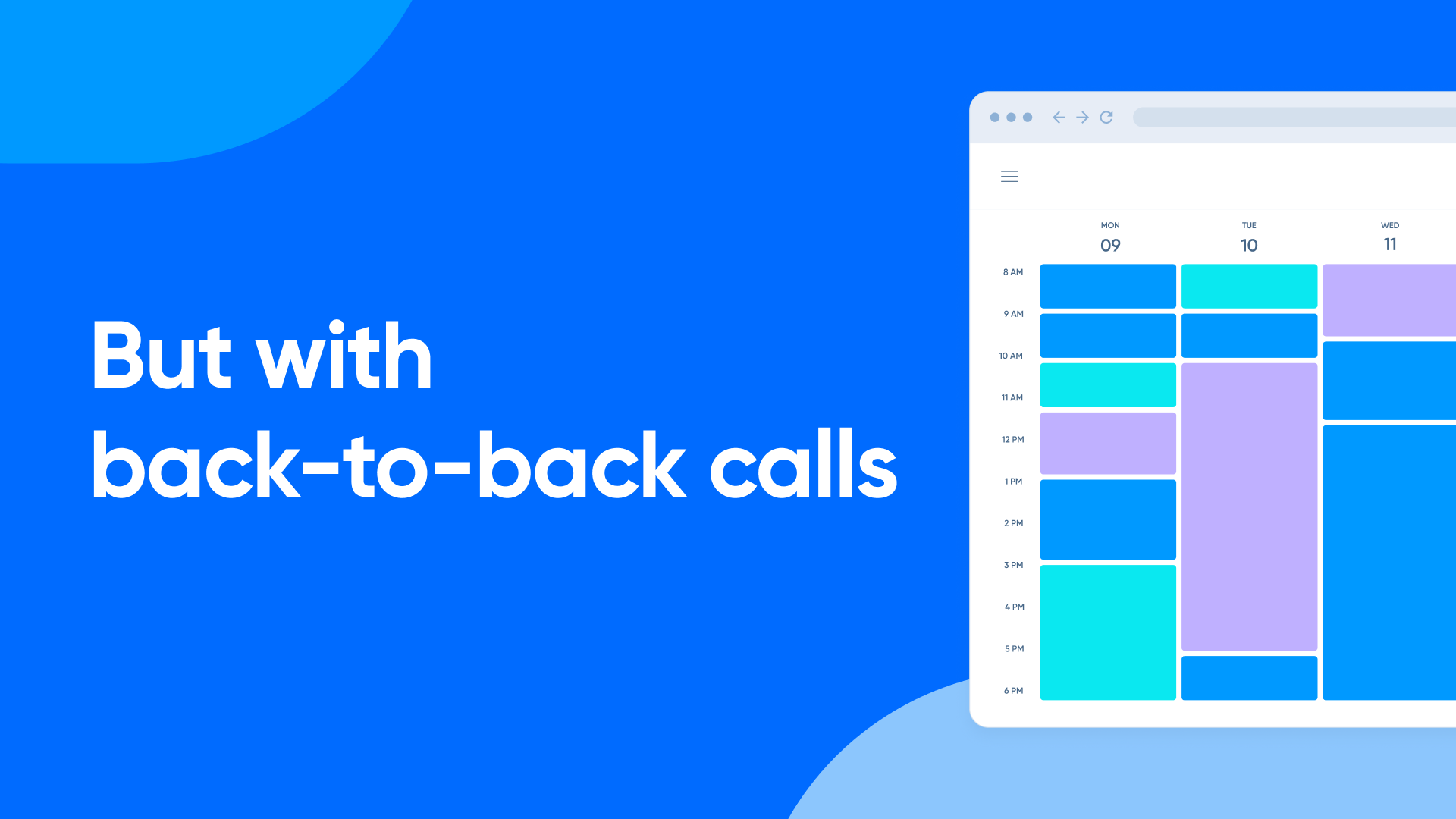 Direction: Calendar appears and the individual blocked boxes increase and decrease to add some movement to the calendar