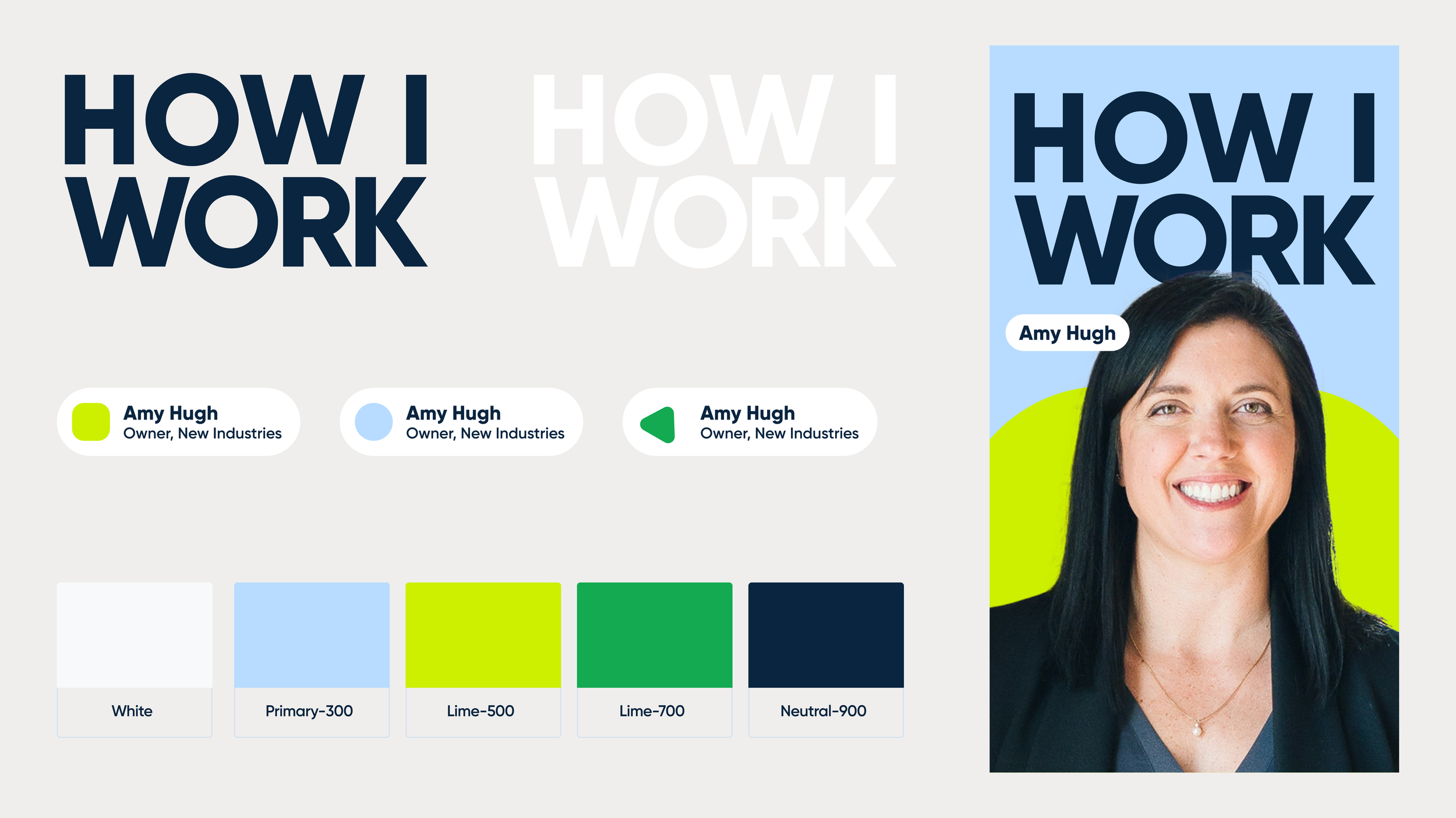 "How I Work" Social Campaign
