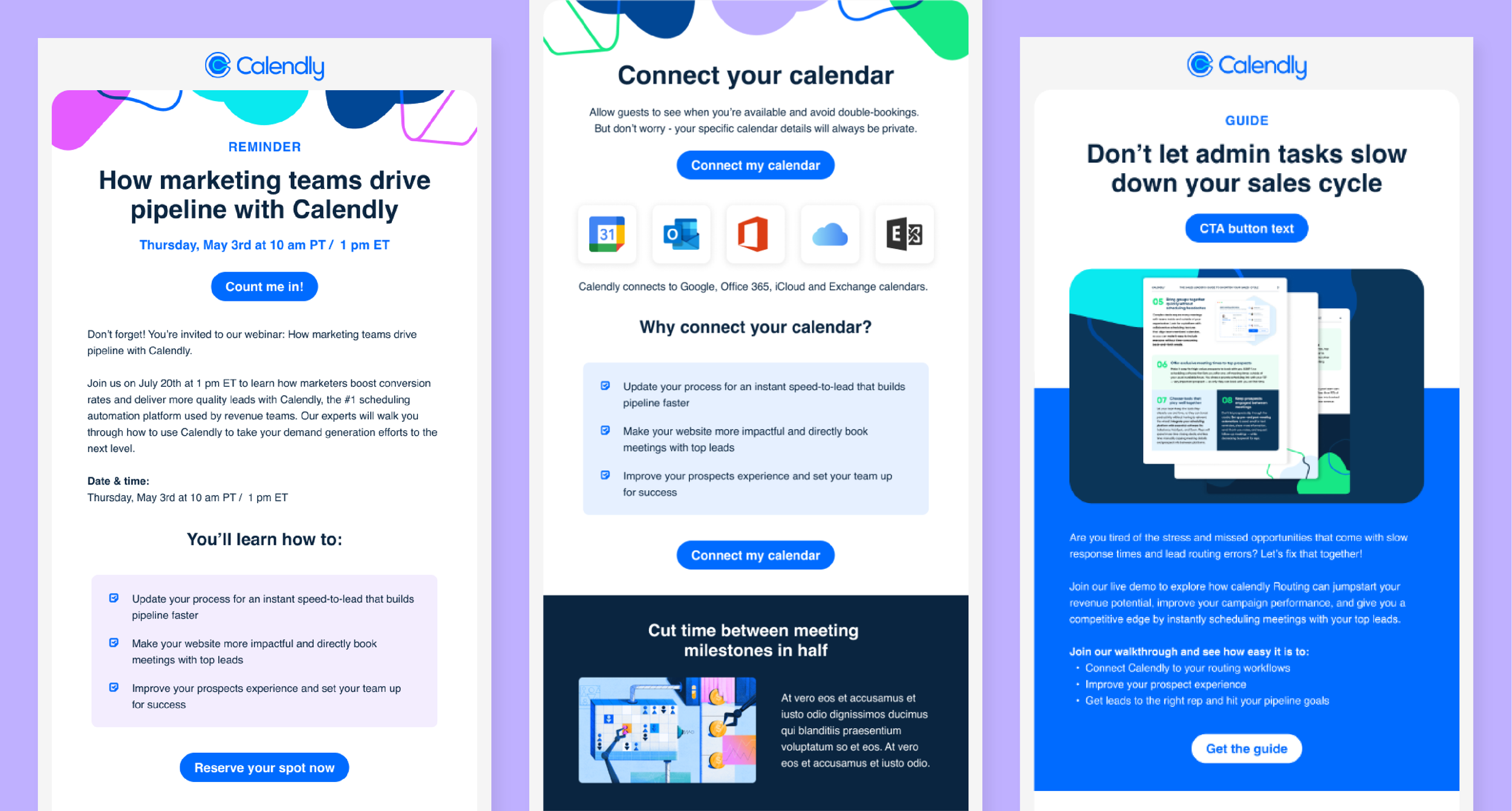 Calendly Email Redesign