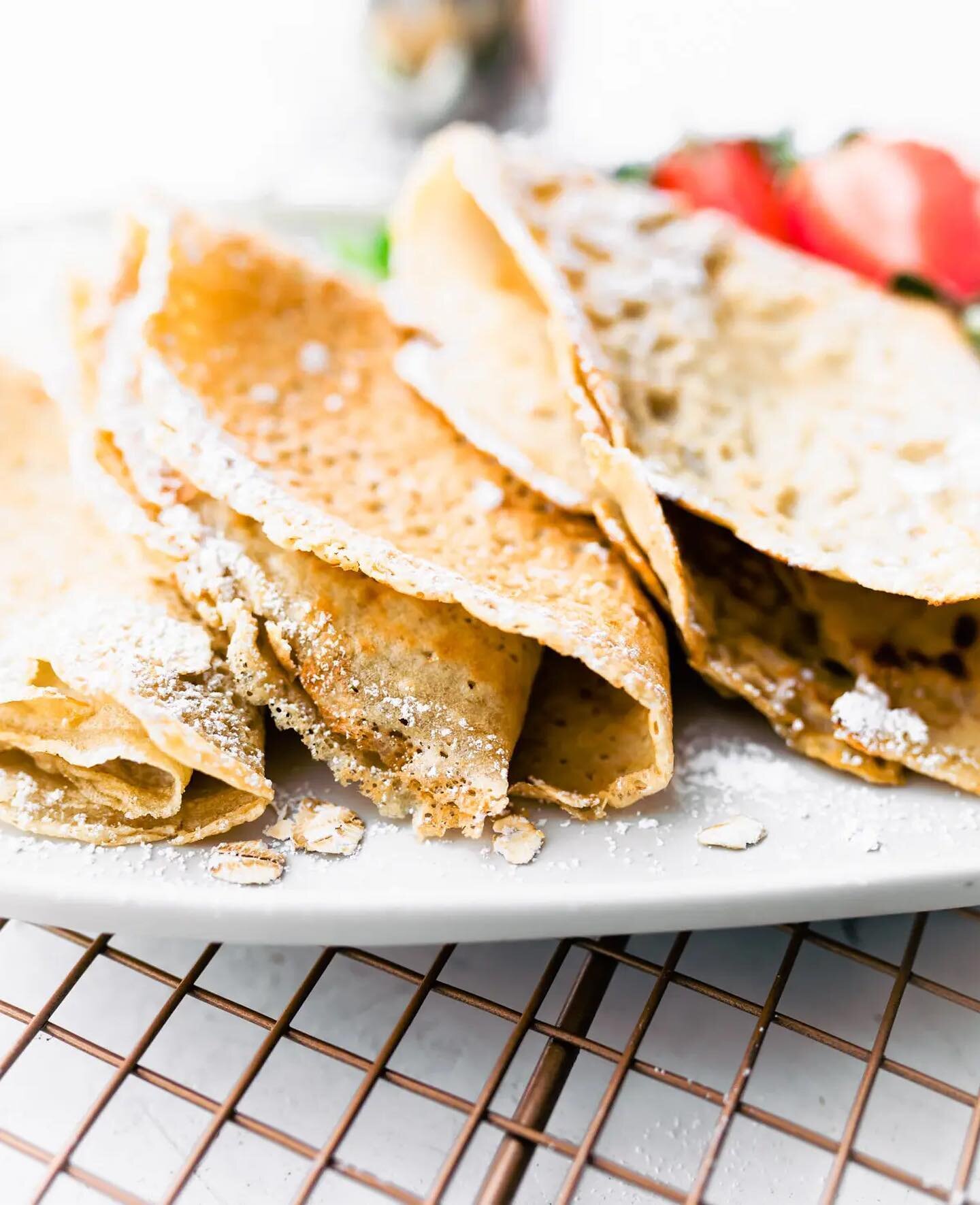 We made these oatmeal crepes this morning! They are always so fun, and the kids love them. 🤗

What are crepes, and how are they different than pancakes?

First of all, crepes feel more special than pancakes! They are more refined and more adult! ☺️ 