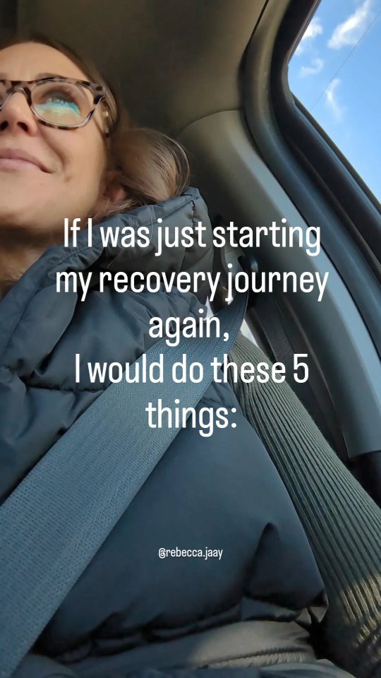 I played on difficult mode for so long.
I wanted to feel different. I didn't want to think about food and body ALL. THE. TIME.
I wanted to feel whole and free.
But I kept getting in my own way.
If I were starting over, I would do these 5 things ri
