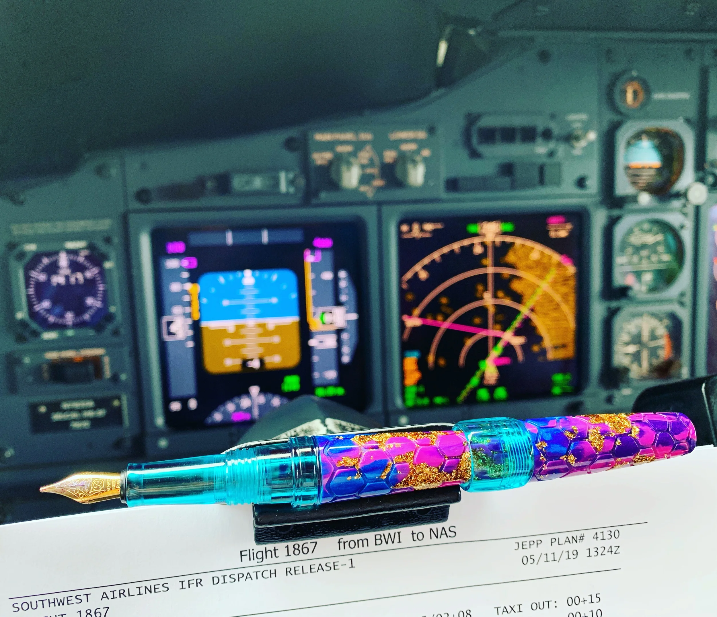 Nibs Up in the Airplane