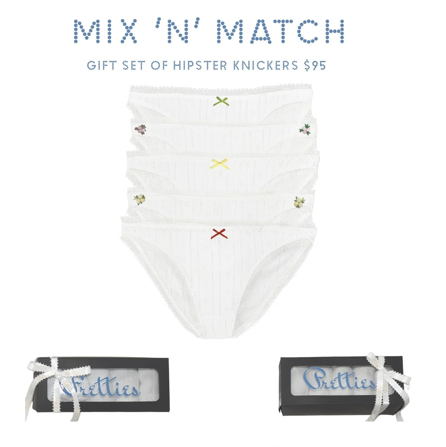 Mix & Match Hipster Knickers Gift Box:  set of 5