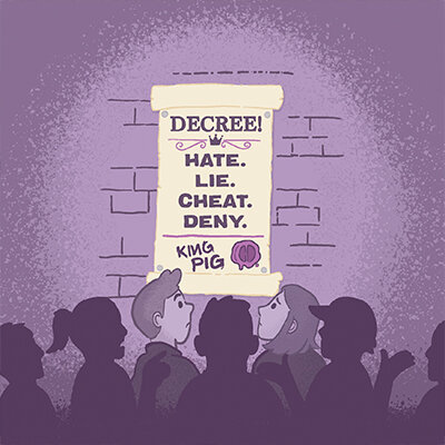 Pig With a Crown Sample Page 2