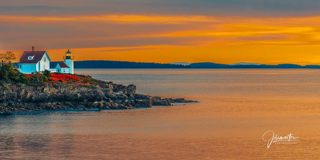 Curtis Island Light  Pano - Camden ME