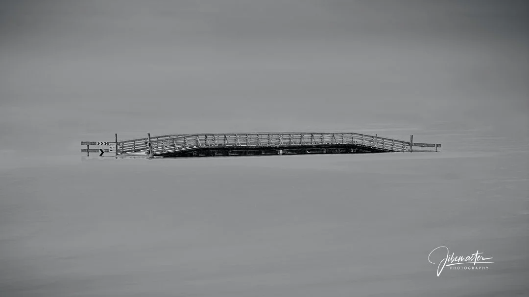 Lieutenant Island Bridge - B&W