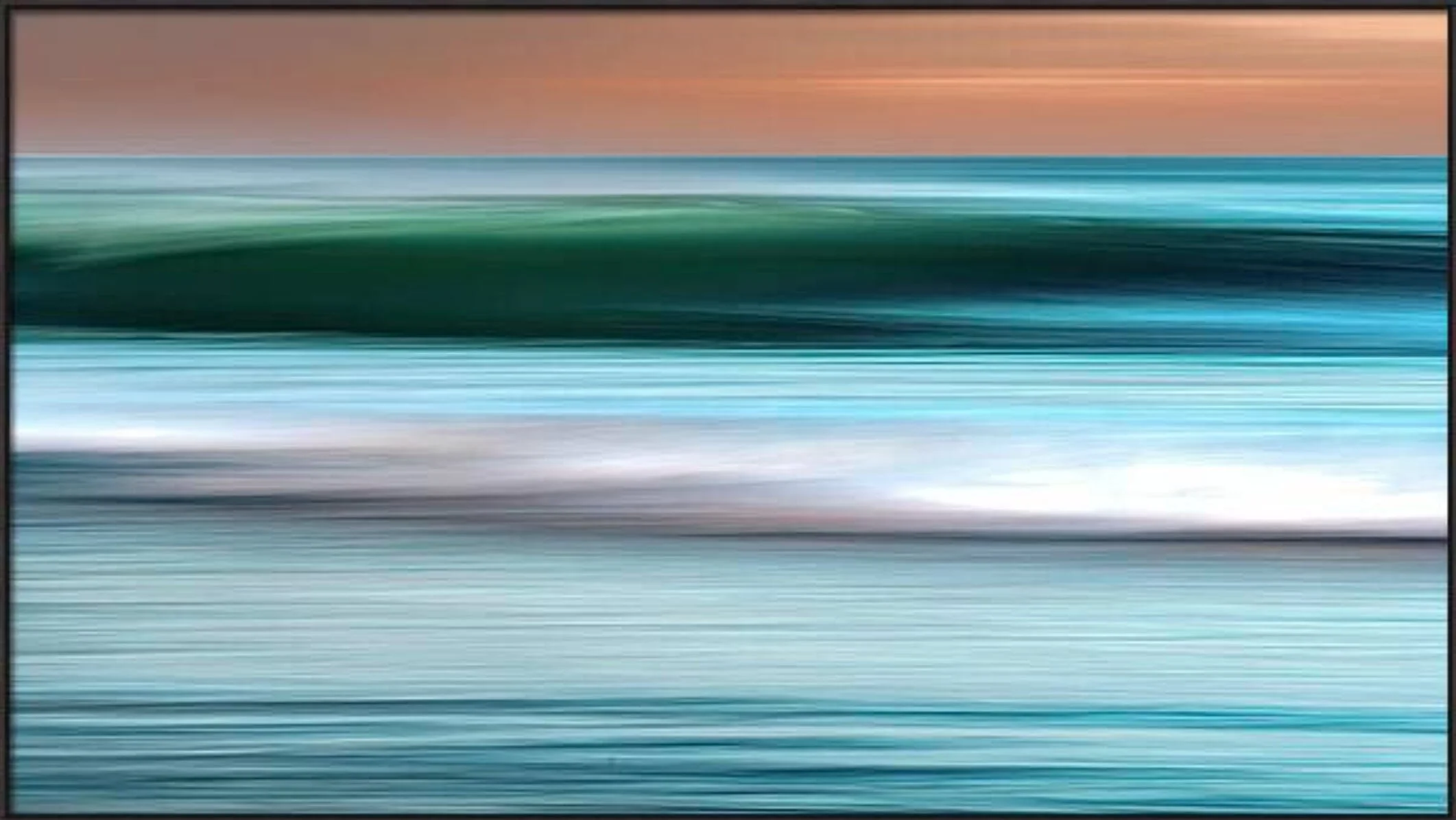  Blue Depths:  Aspect Ratio 16:9 - Same as all “Art TV’s”  - You can now use some local art for your TV screen.  40 X 22,5 0 Canvas-Matte - Black Frame-CF% 