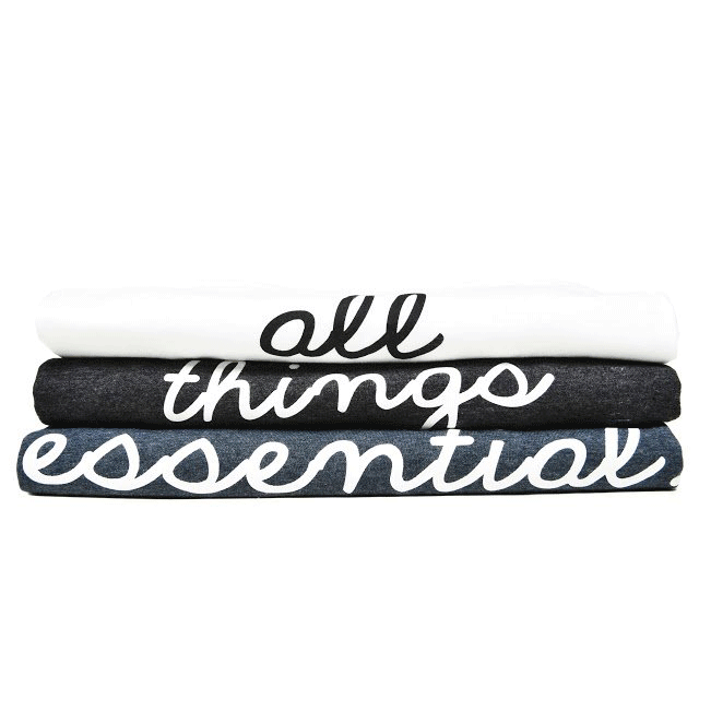 'All Things Essential' Tees