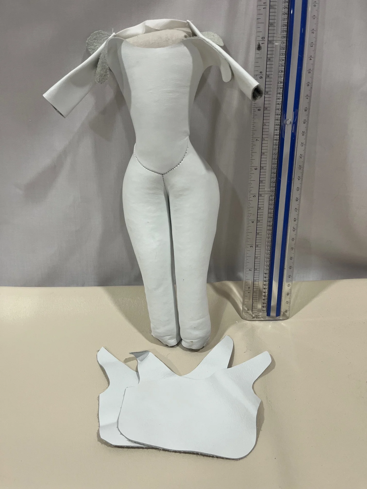 11" Leather Doll Body