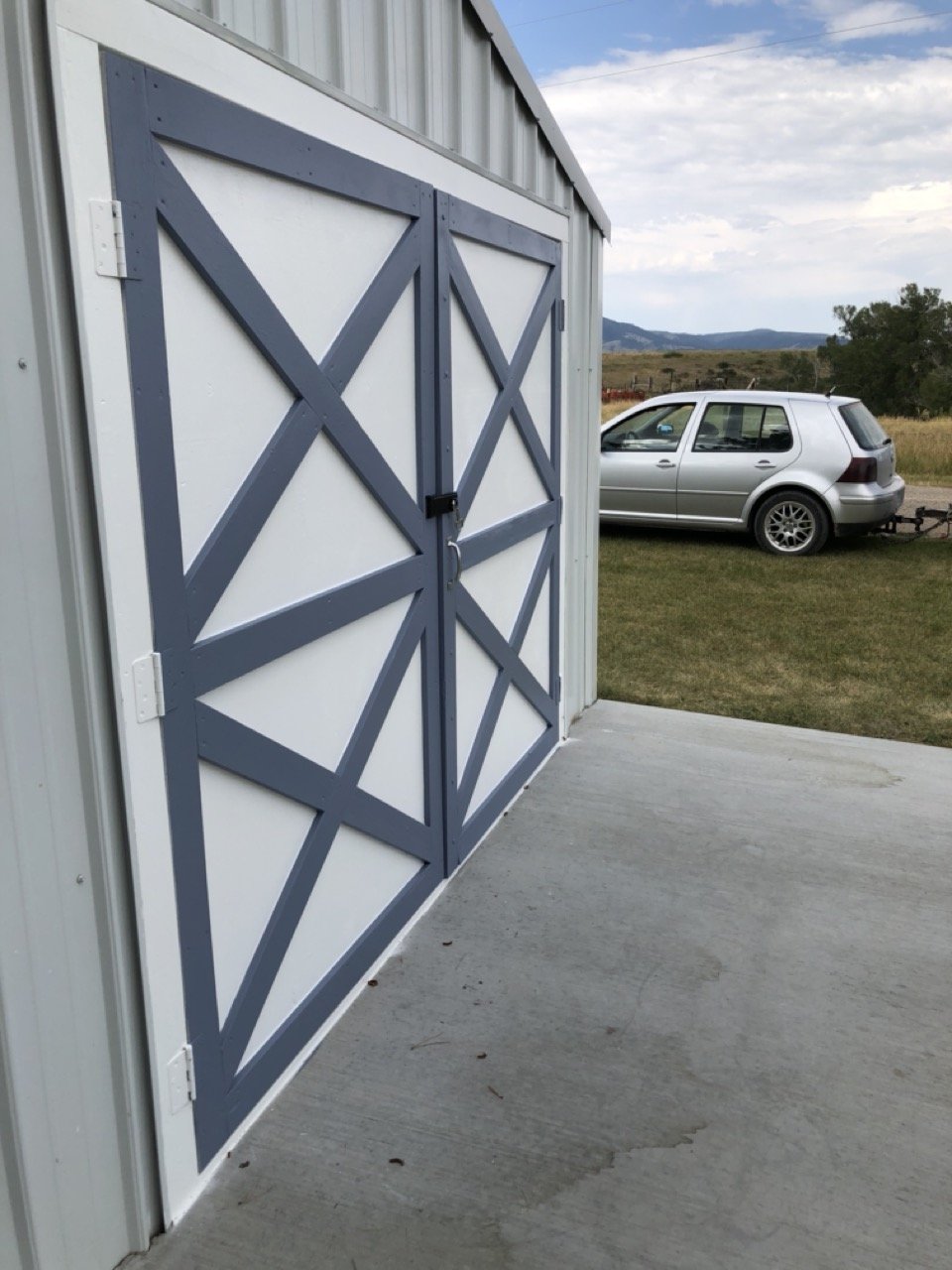 Paint shed &amp; shop doors