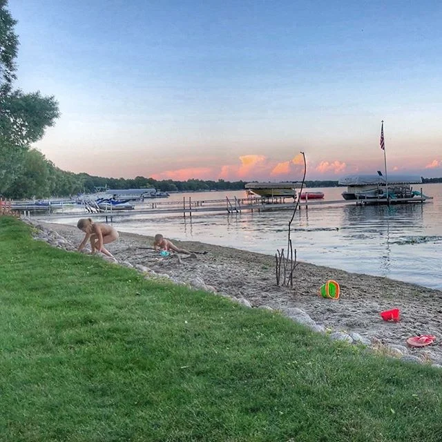 Hey kids, on a scale of 1-10, how happy are you? We are a 20.
.
MN we love you. We love the quiet. The water. The nostalgia and the lake. We love the smell. We love the sand and memories made. We love the late nights and old friends. We love the fami