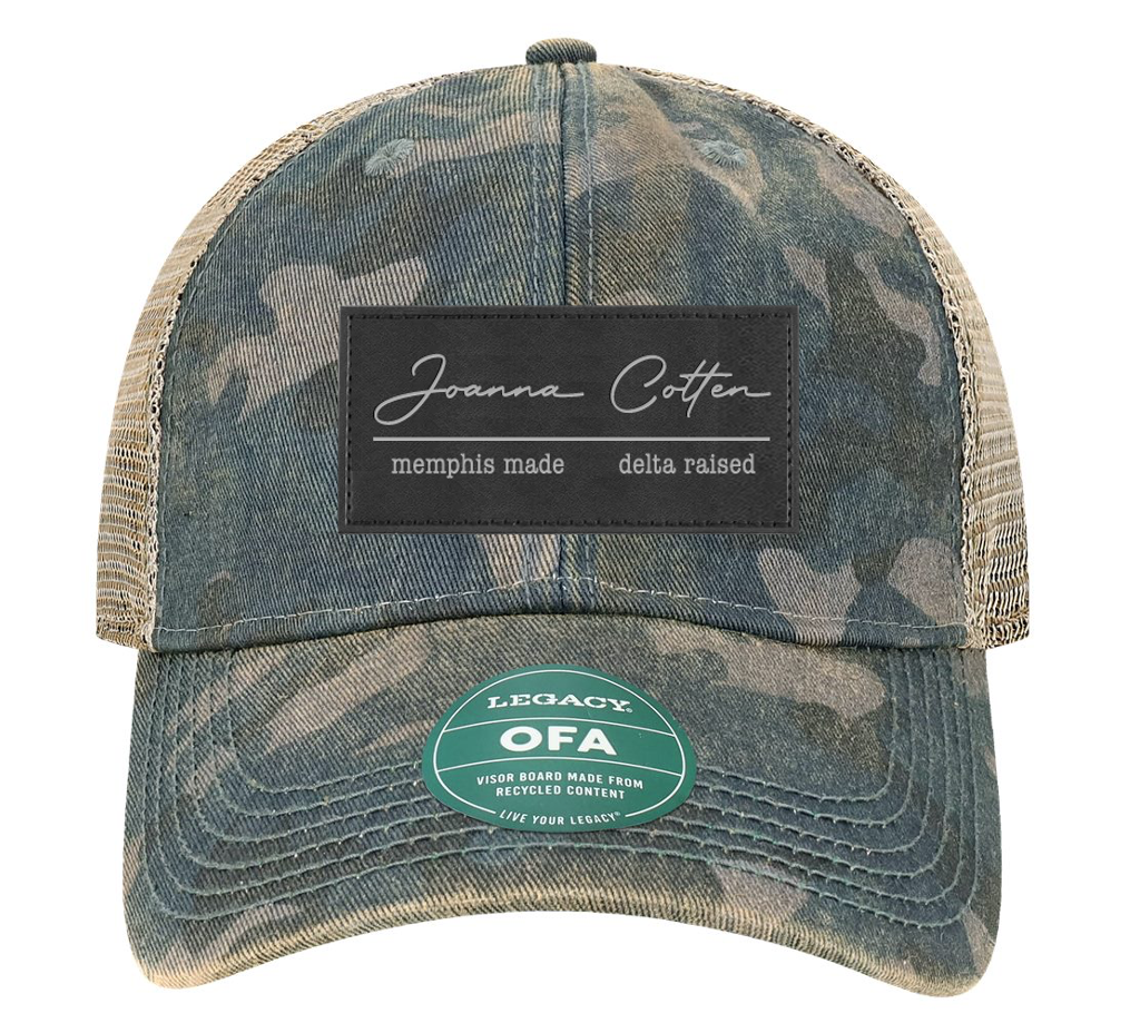 Joanna Cotten Blue Camo Legacy Patch Cap