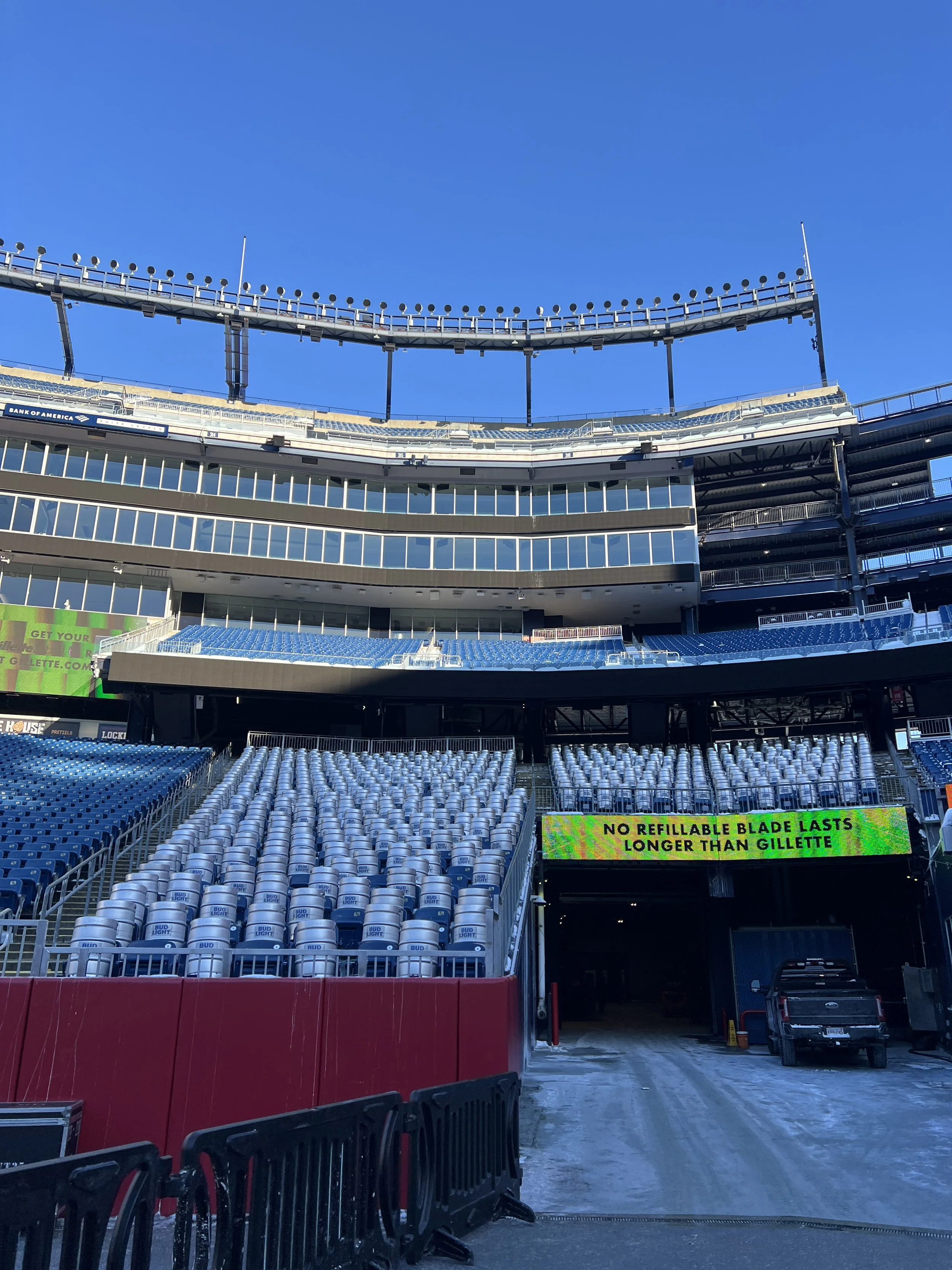 bud light gillette stadium city of kegs