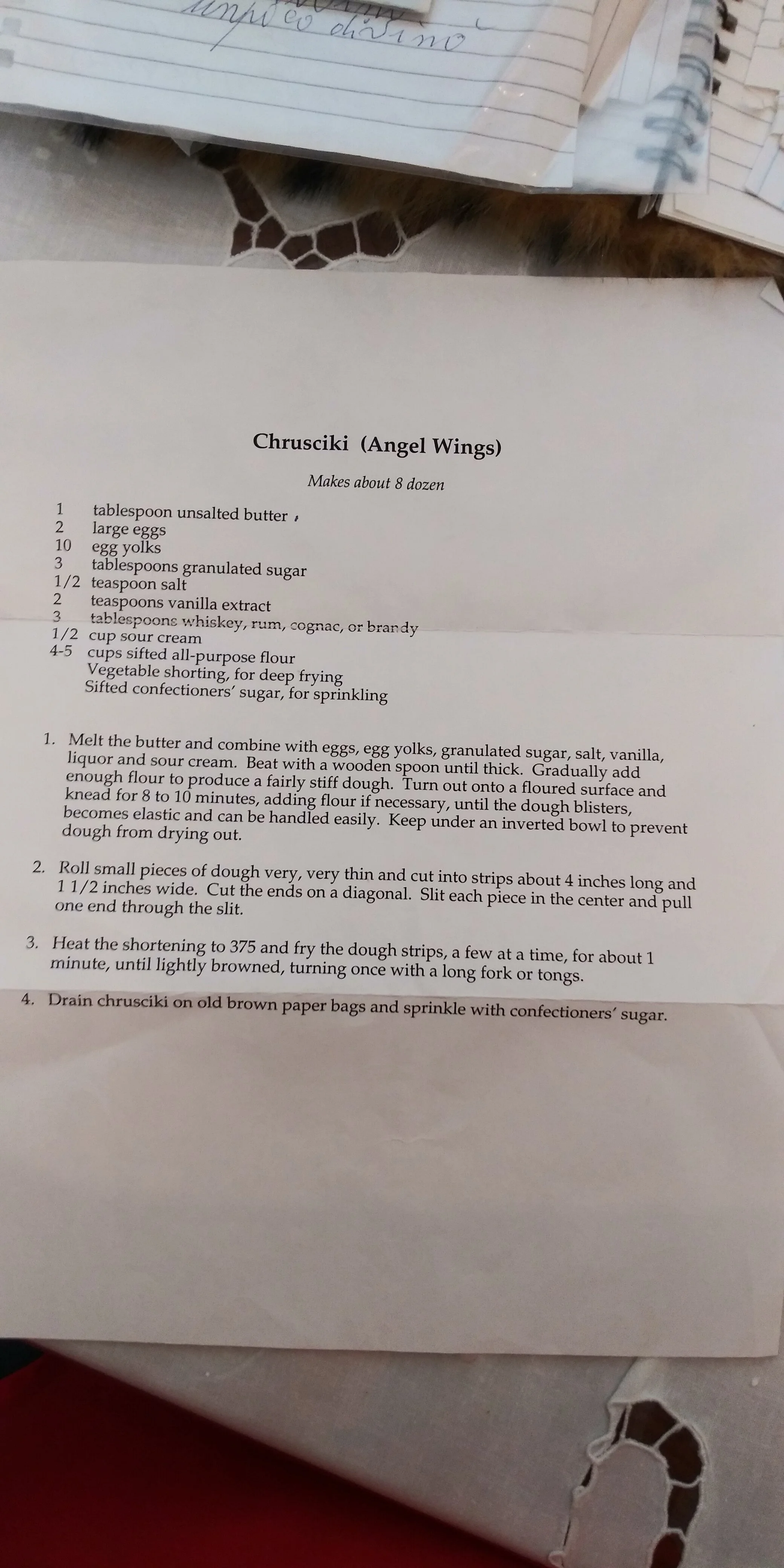 Chrusciki (Angel Wings)