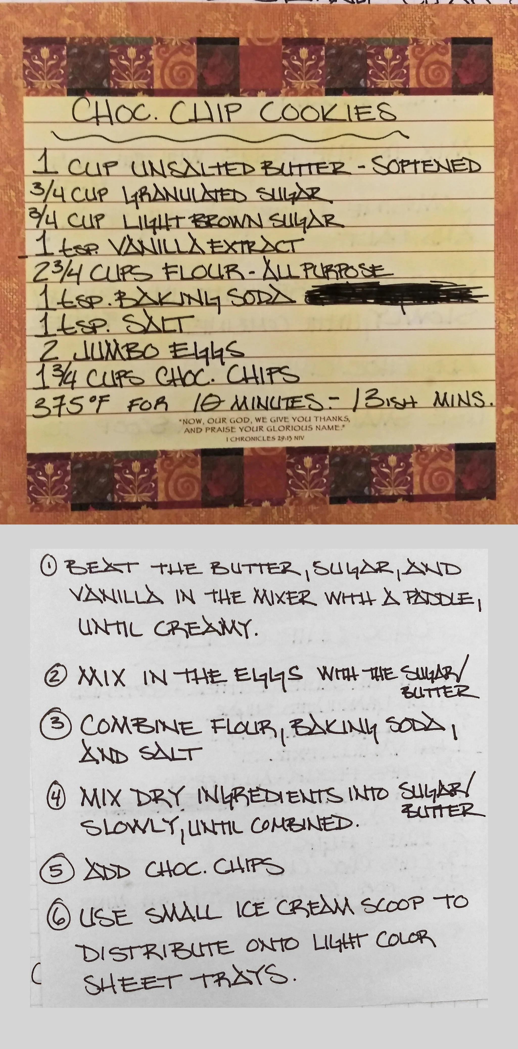 The REAL Chocolate Chip Cookie Recipe