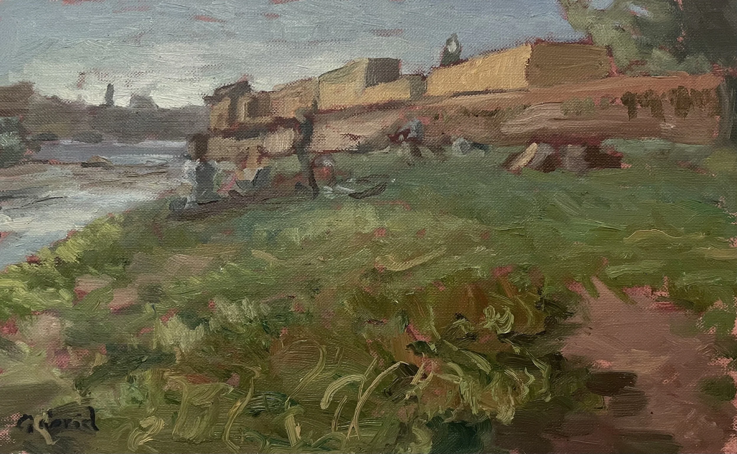 That Nice Plot of Grass by the Arno, Florence