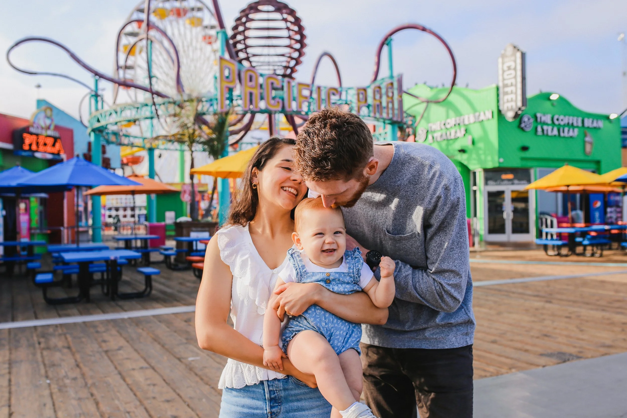 Santa Monica Pier Family Session
