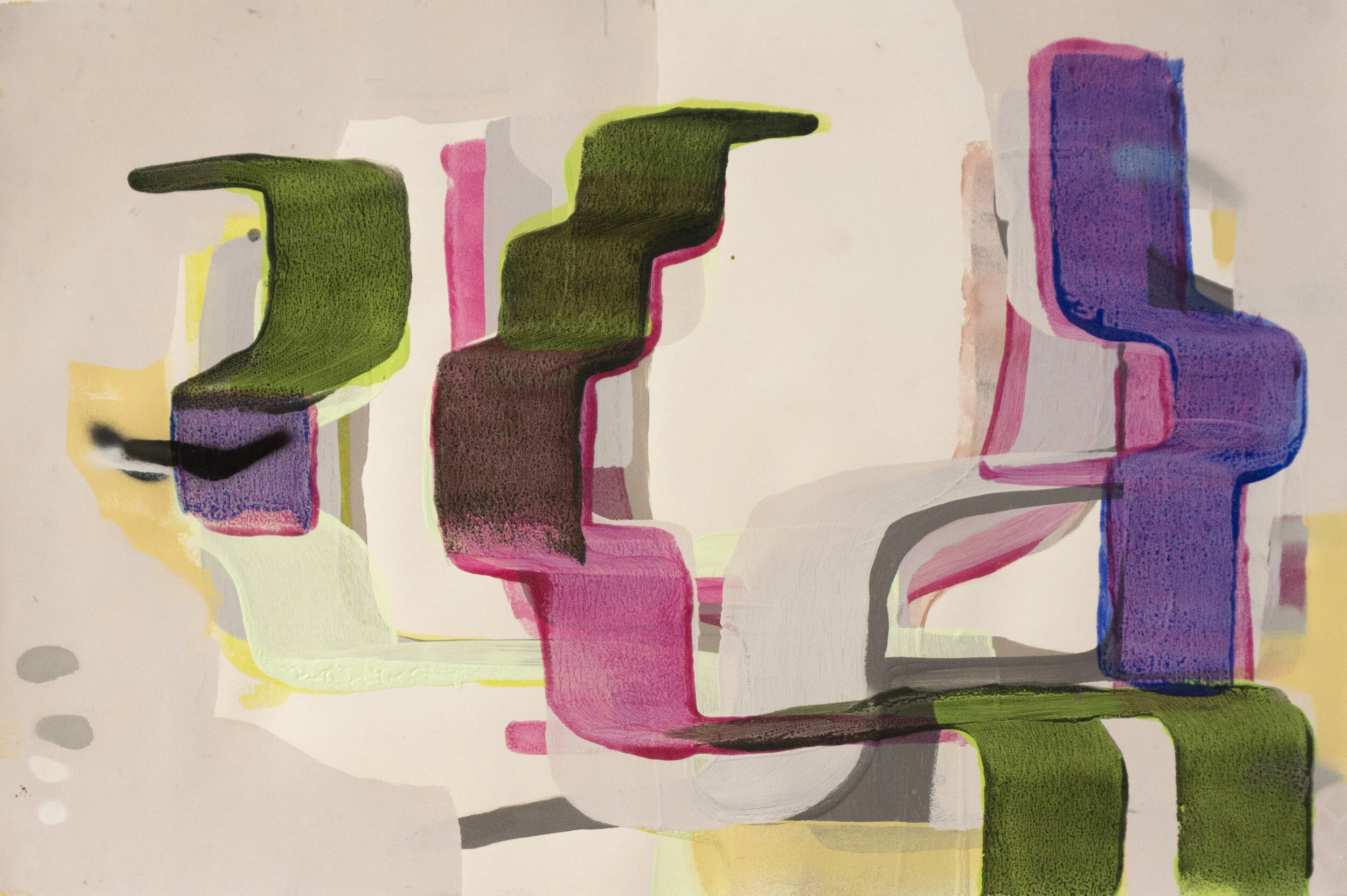 RETROSCAPE IMOWILITH SOBRE PAPEL DEL PONTE66 X 100 CM2020