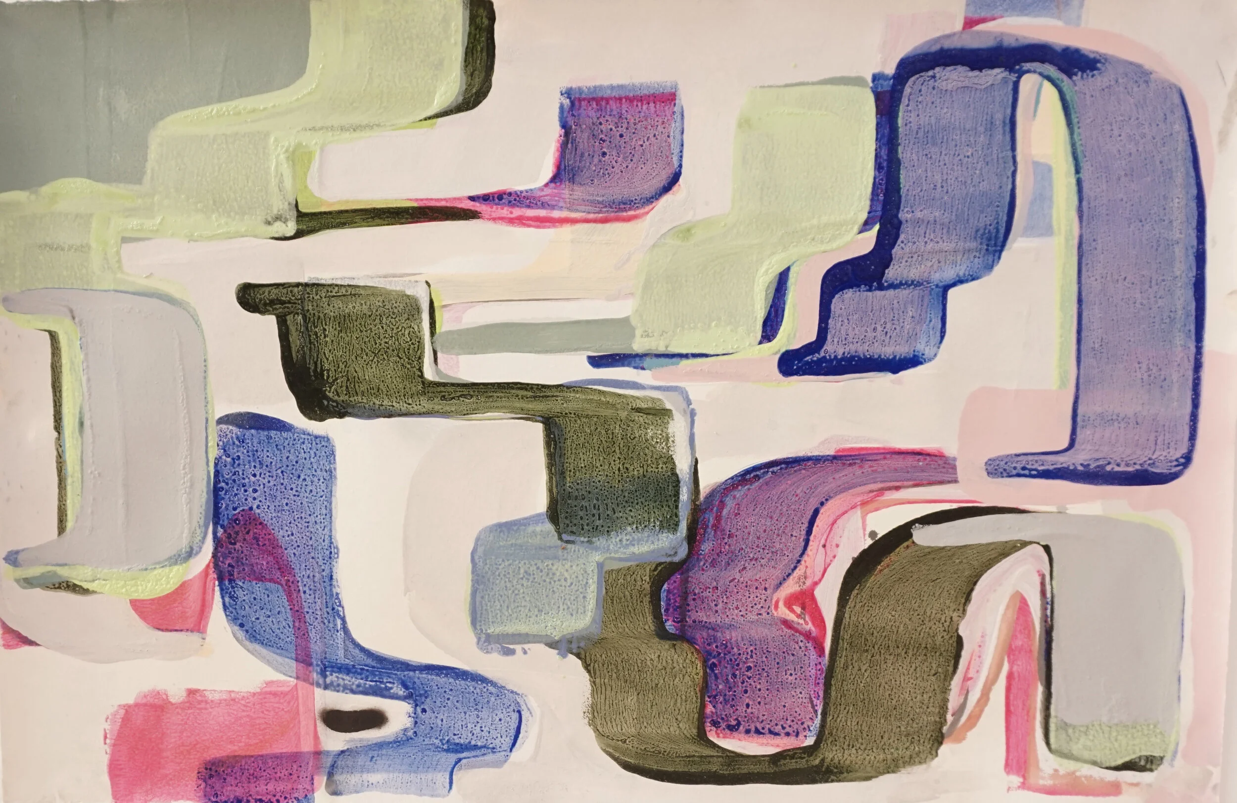 RETROSCAPE IXMOWILITH SOBRE PAPEL DEL PONTE66 X 100 CM2020