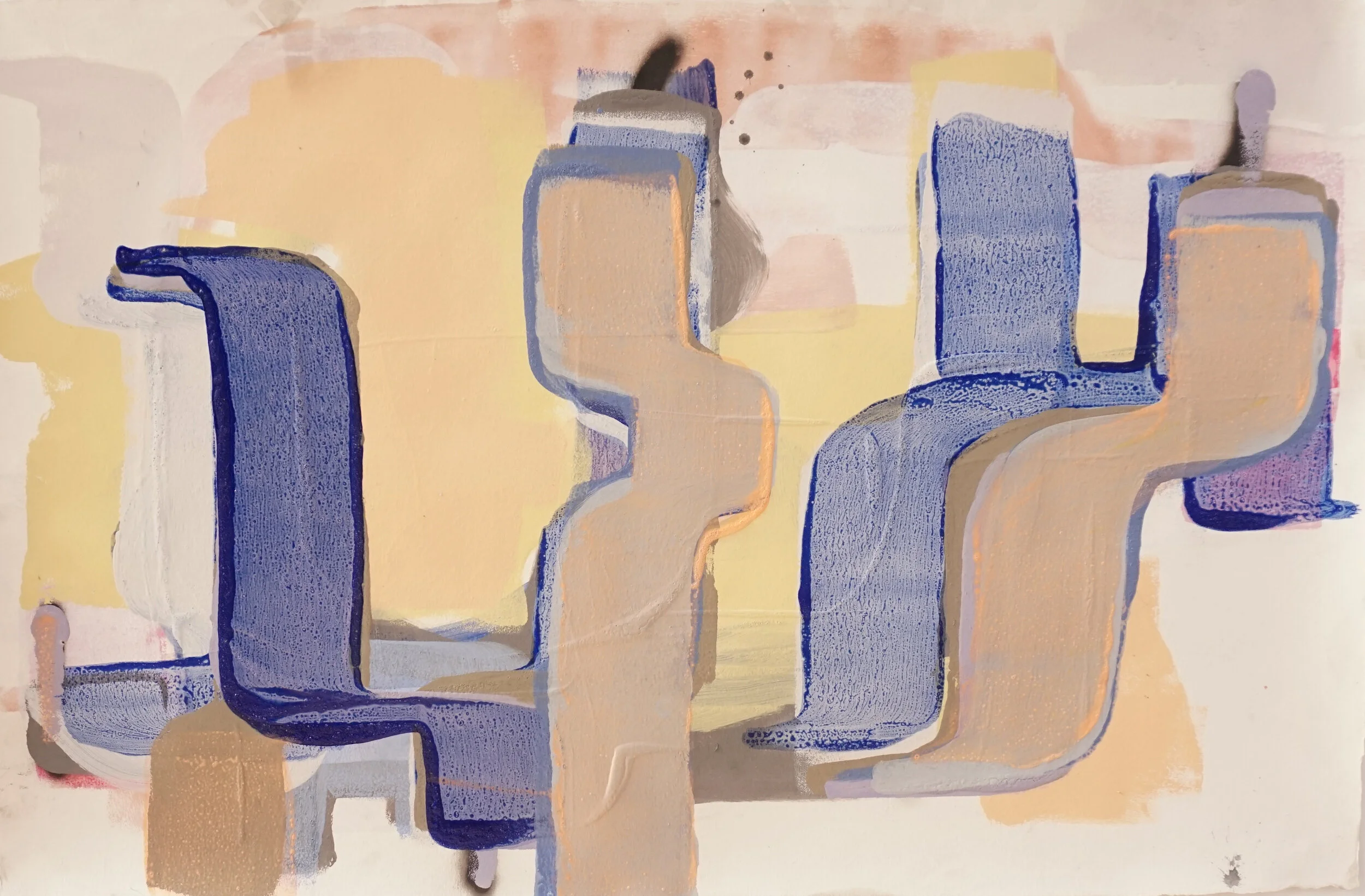 RETROSCAPE VIIIMOWILITH SOBRE PAPEL DEL PONTE66 X 100 CM2020