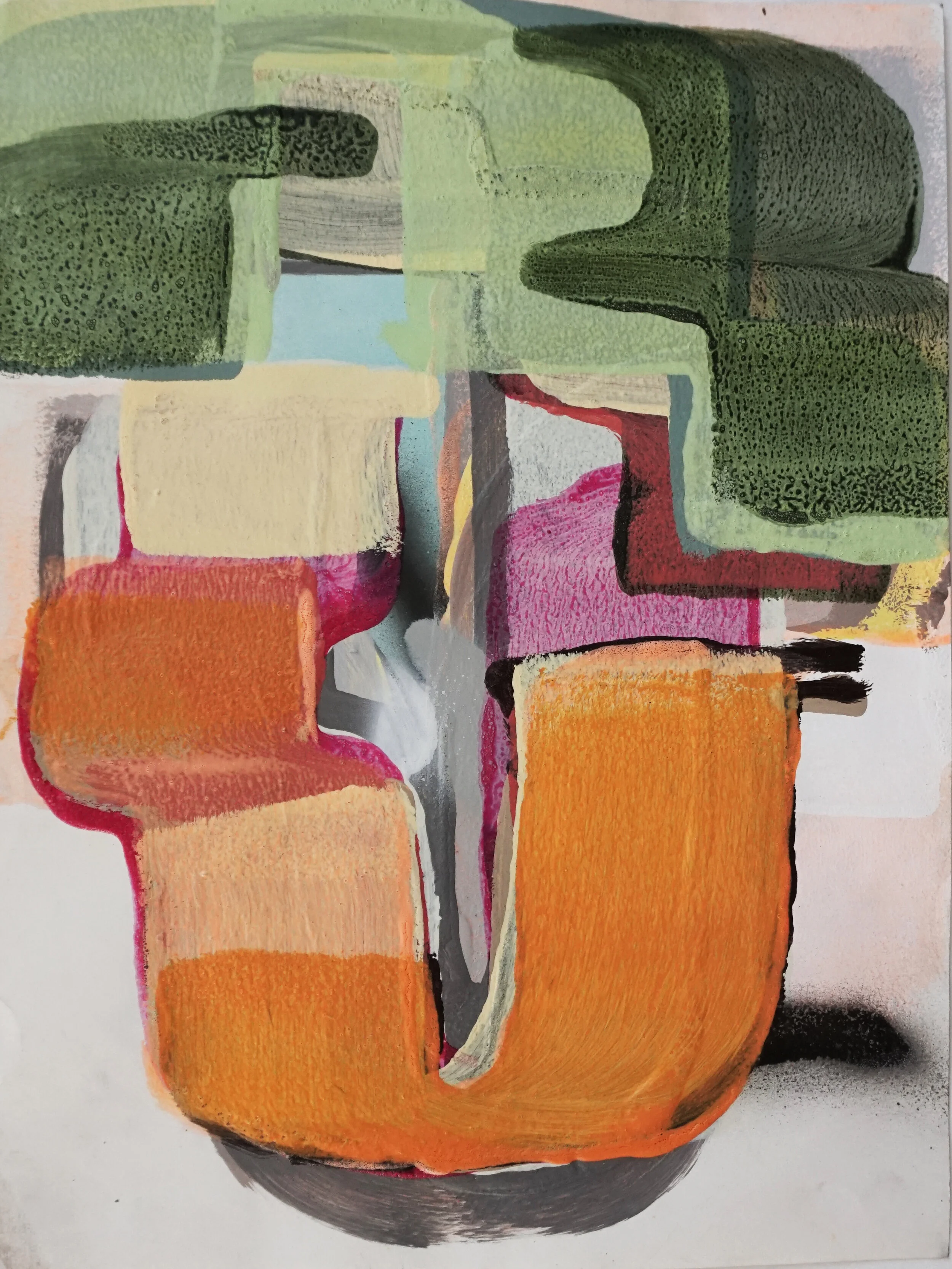 RETROSCAPE XXMOWILITH SOBRE PAPEL DEL FABRIANO56 X 38 CM2020