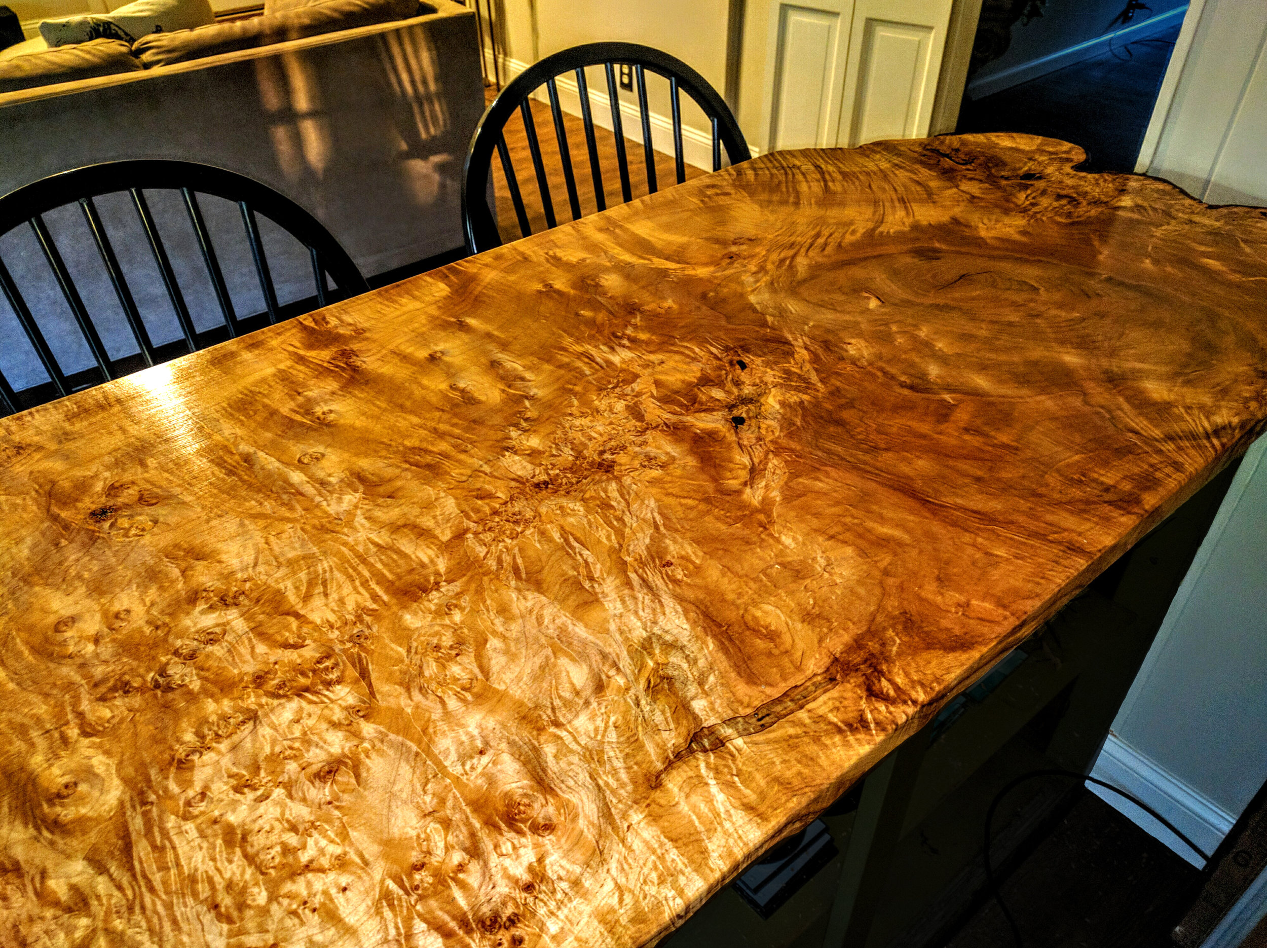 Custom Live Edge Bar Top