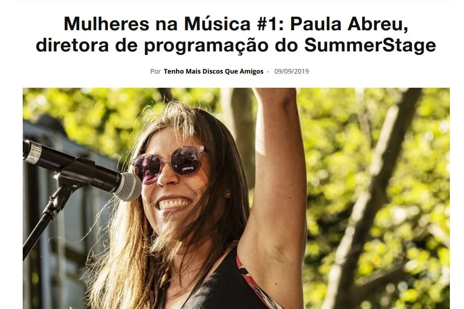 TMDQA: Mulheres na Música #1: Paula Abreu — a profile by Fabiane Pereira