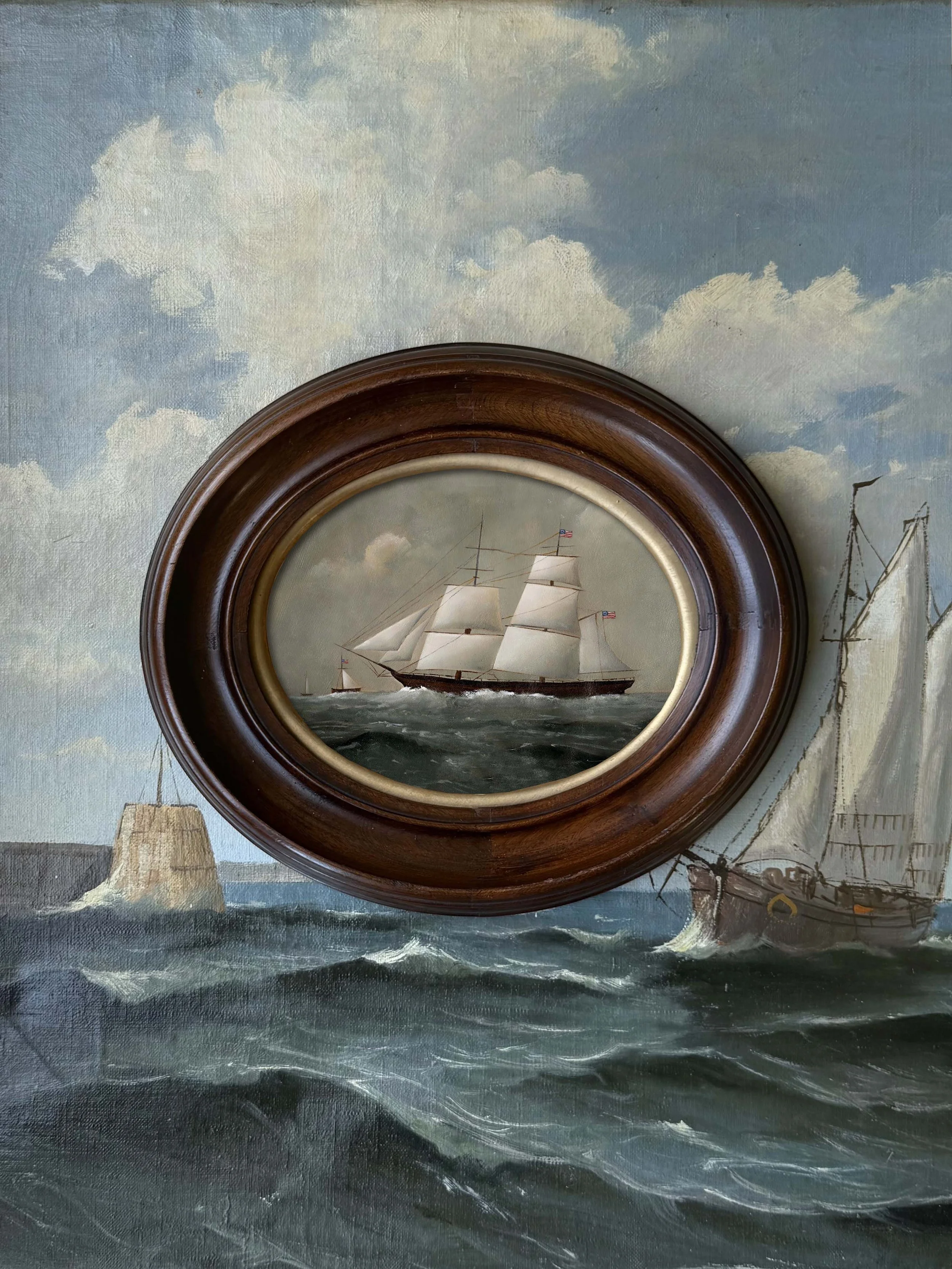 oval framed homeward II
