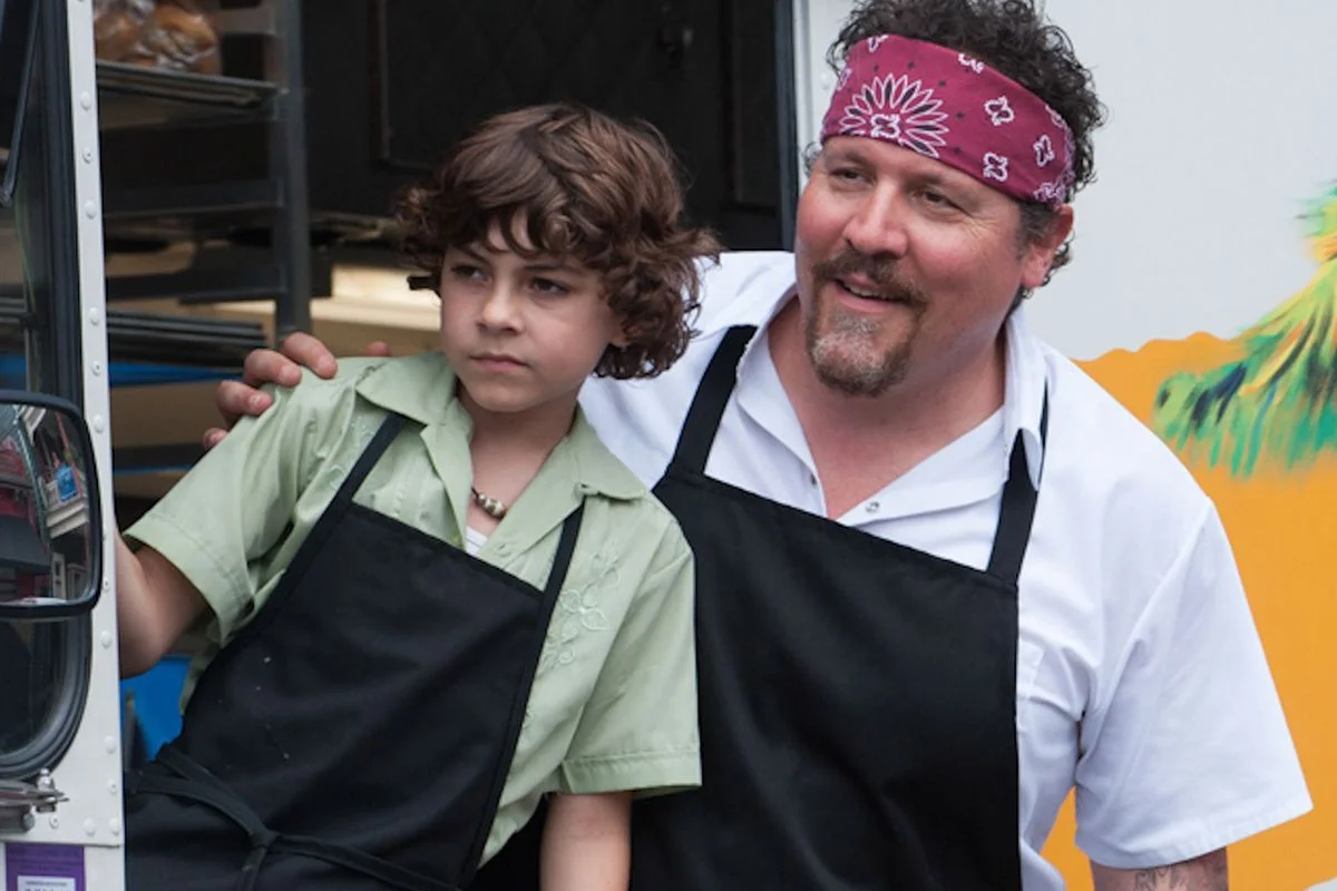 Emjay Anthony & Jon Favreau.