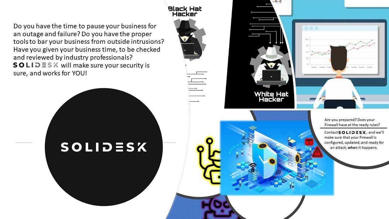 IT Monthly Maintenance. This is a critical topic and directly places -Eyes On- from industry leading experts. Solidesk consistently checks that your investments are secure, efficient, and working for YOU! Contact #SOLIDESK today to find out how easy 