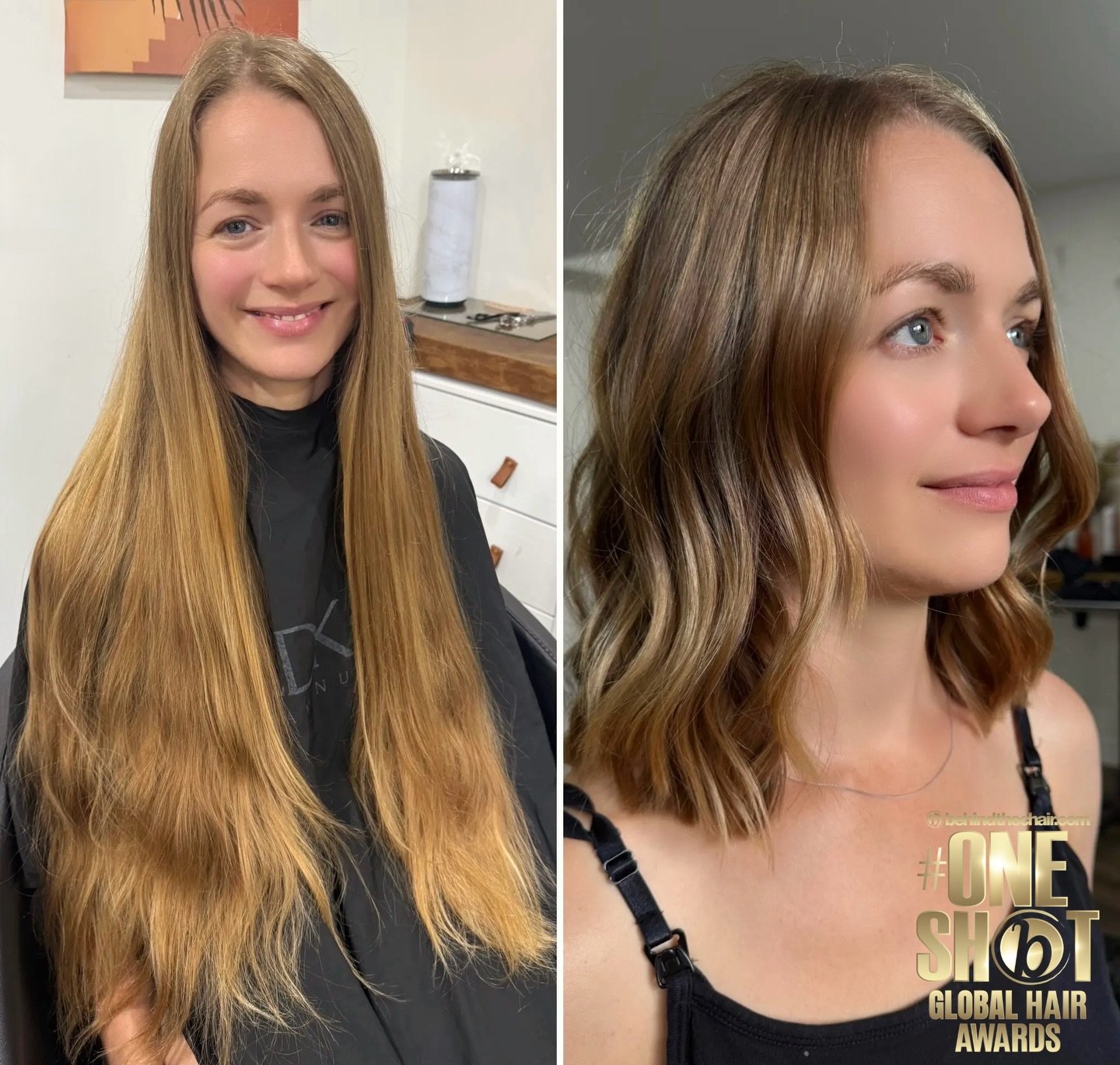 Another #oneshot2026 entry. This has to be the biggest chop I&rsquo;ve ever done. This lovely gal also donated all her lovely hair! 💜 #btconeshot2026_cuttransformation