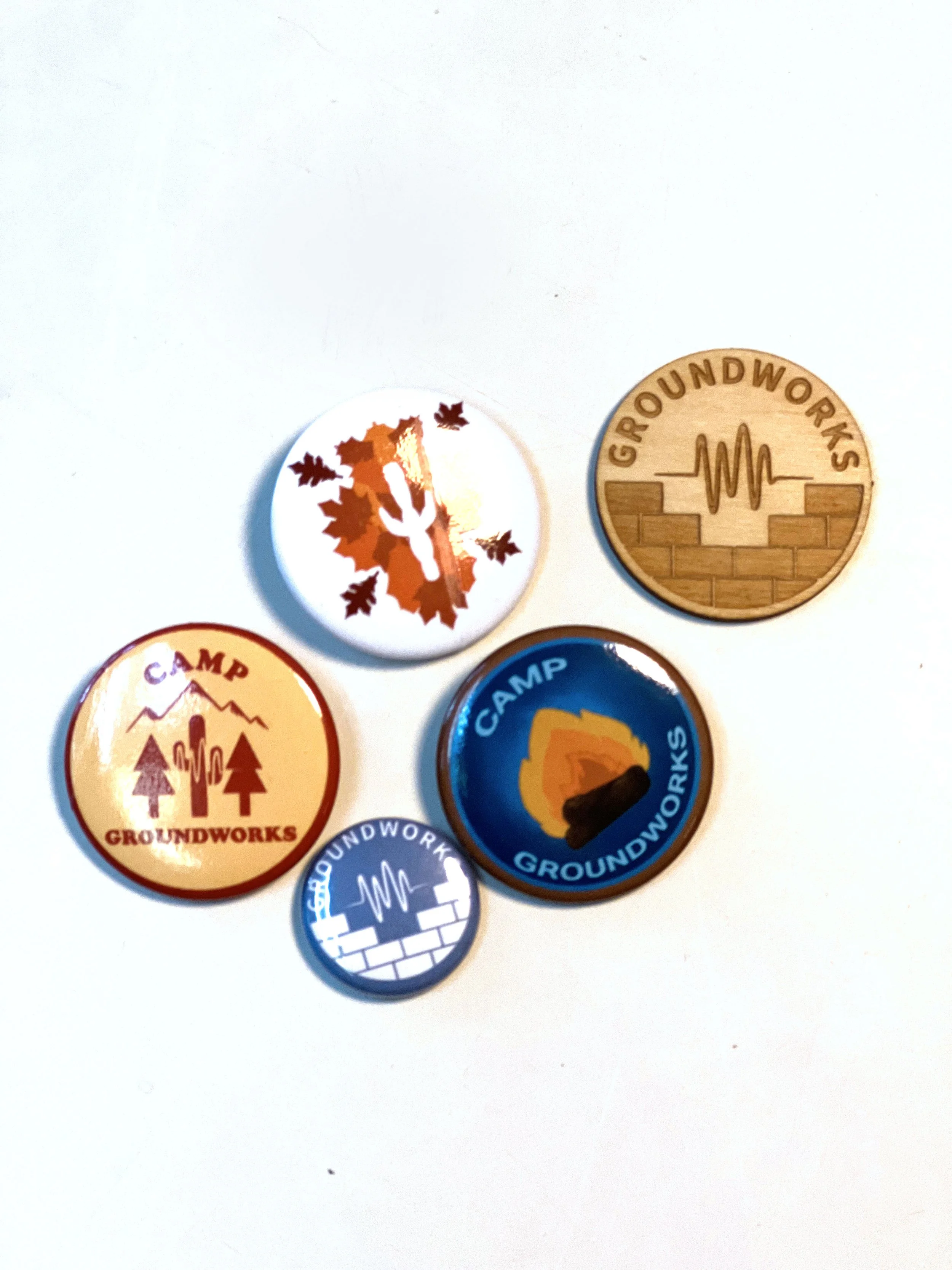 Camp Groundworks Button Pack