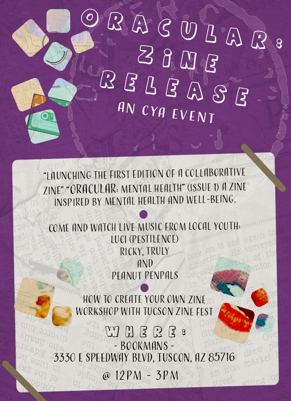 Oracular Zine Release w/Peanut Penpals, Ricky, Truly, and Pestilence